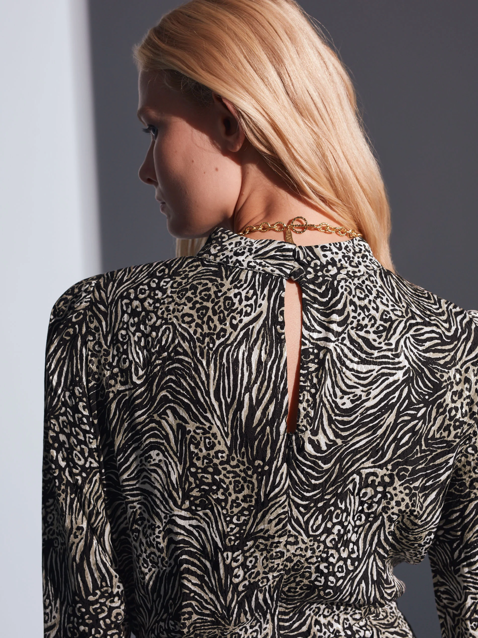ANIMAL PATTERN DRESS