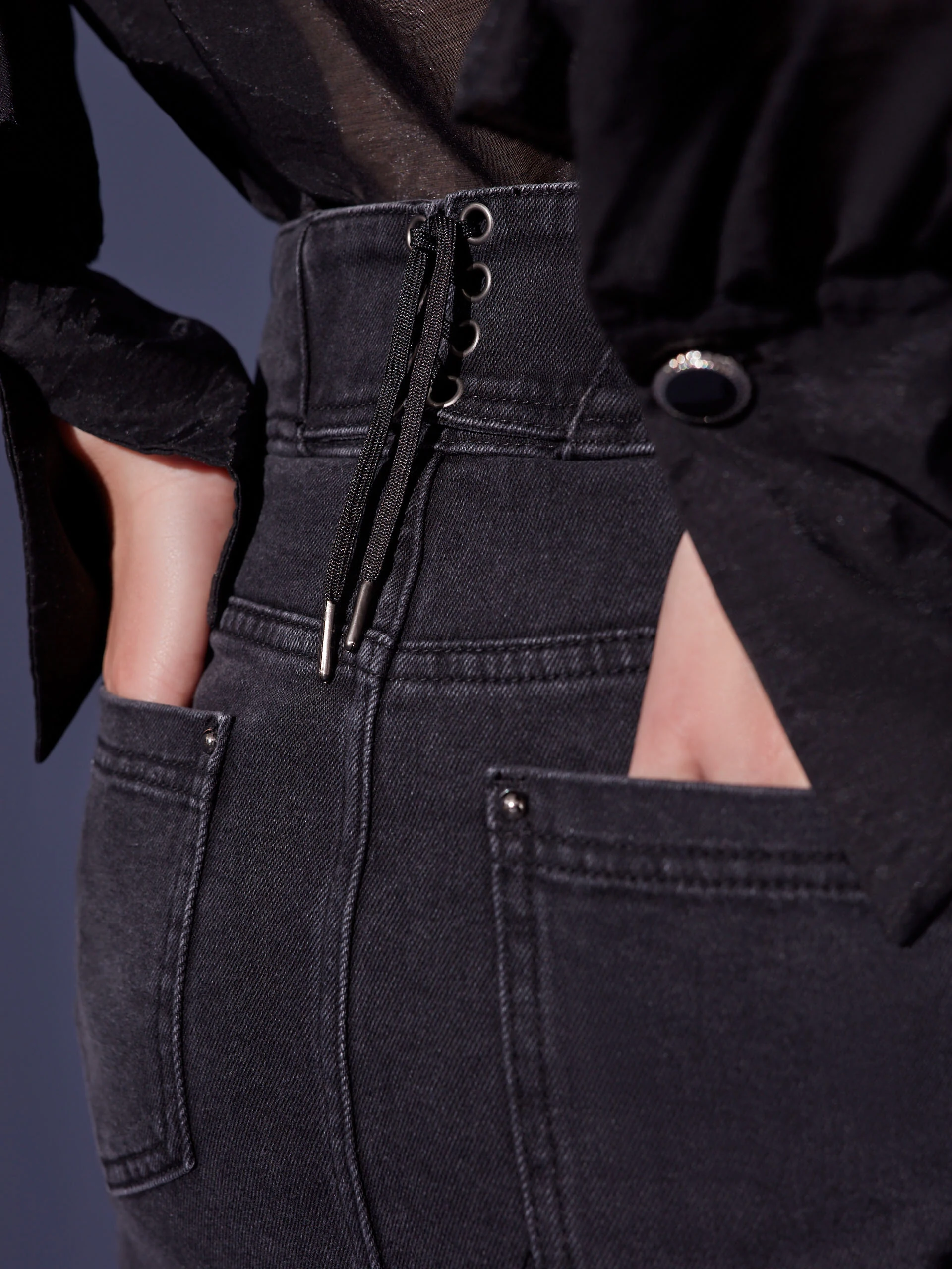 DENIM SHORT SKIRT