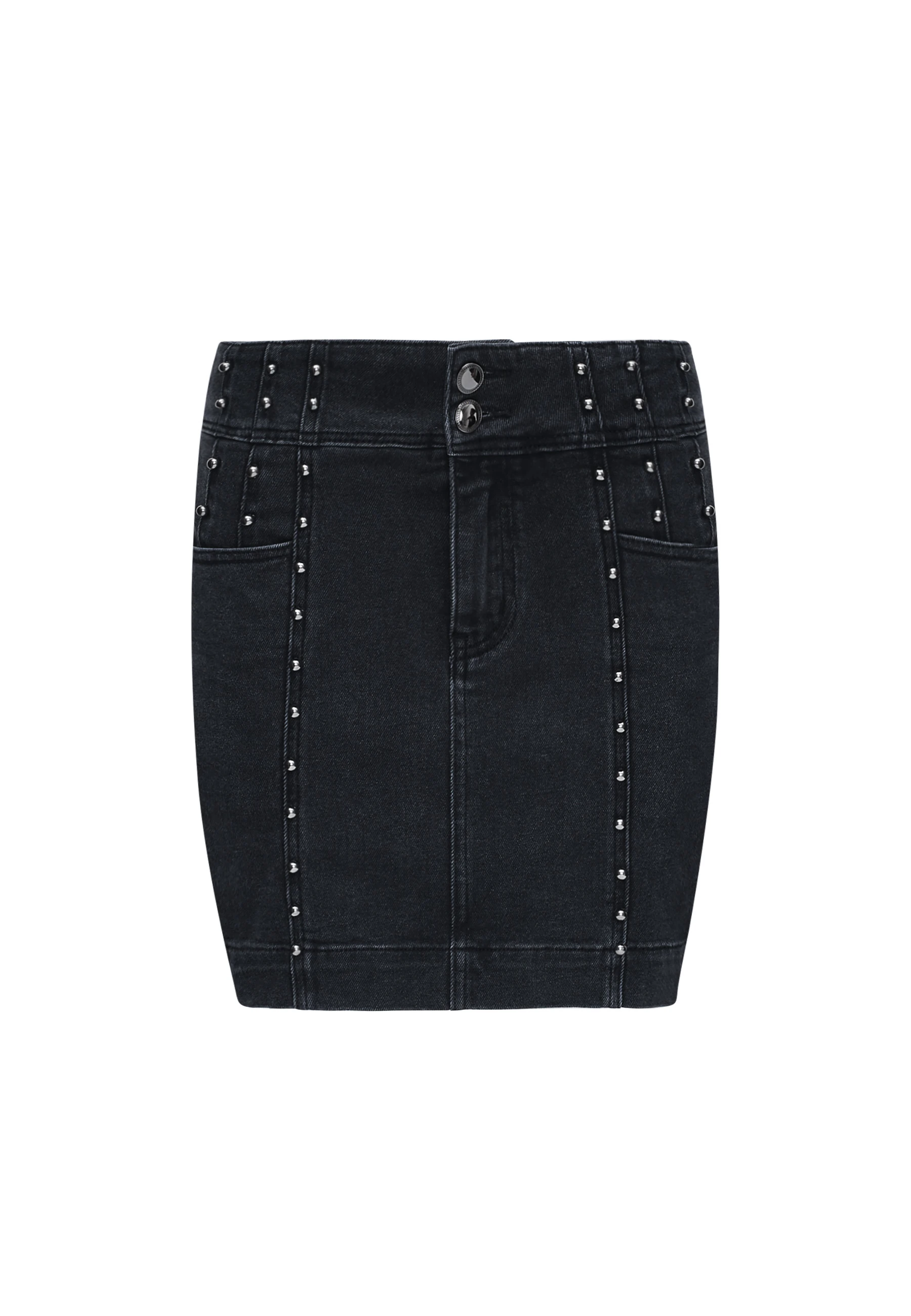 DENIM SHORT SKIRT