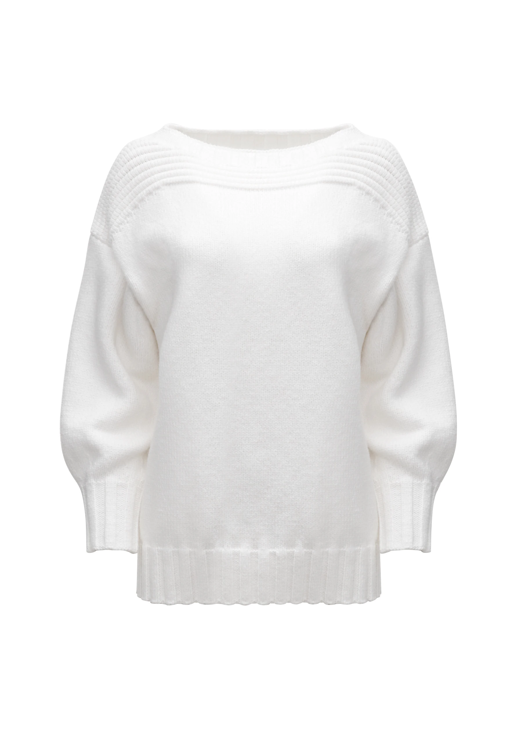 OVERSIZE SWEATER IN ECRU COLOR
