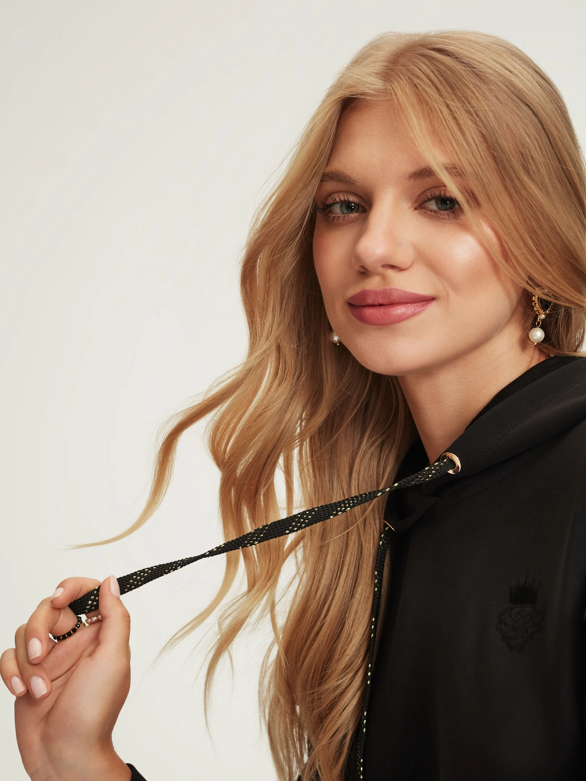 Black hoodie