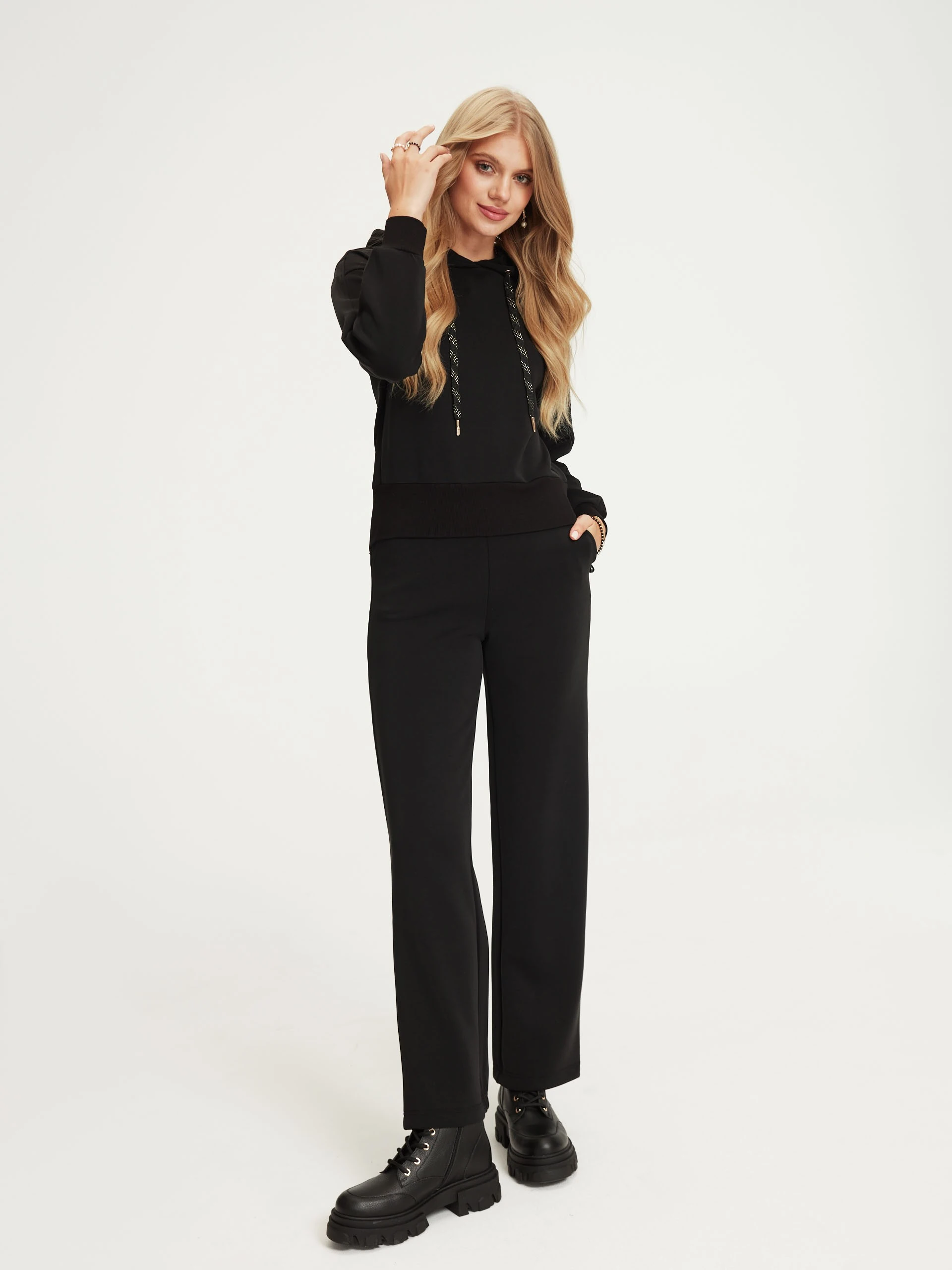 Black hoodie