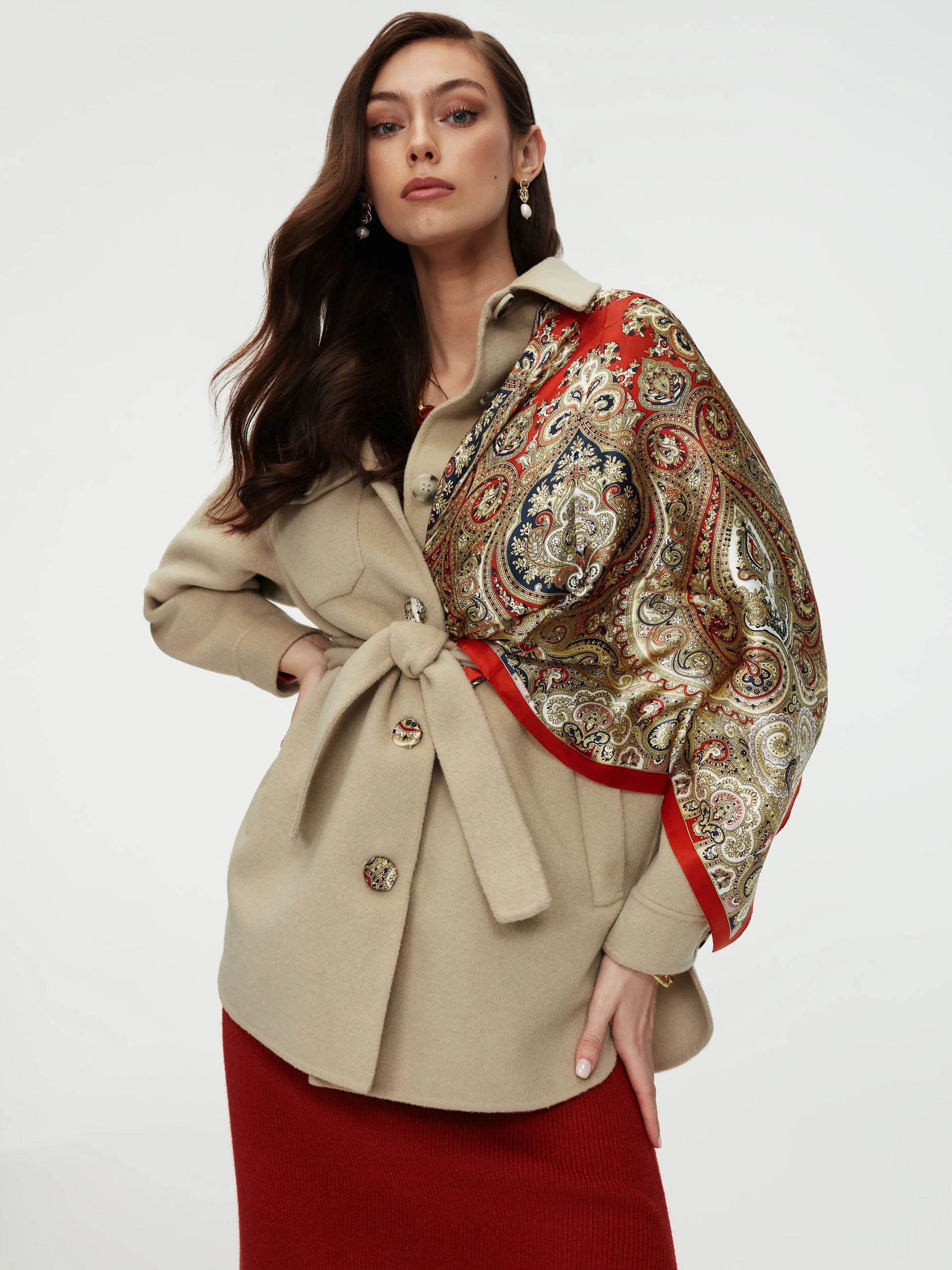 Beige wool jacket