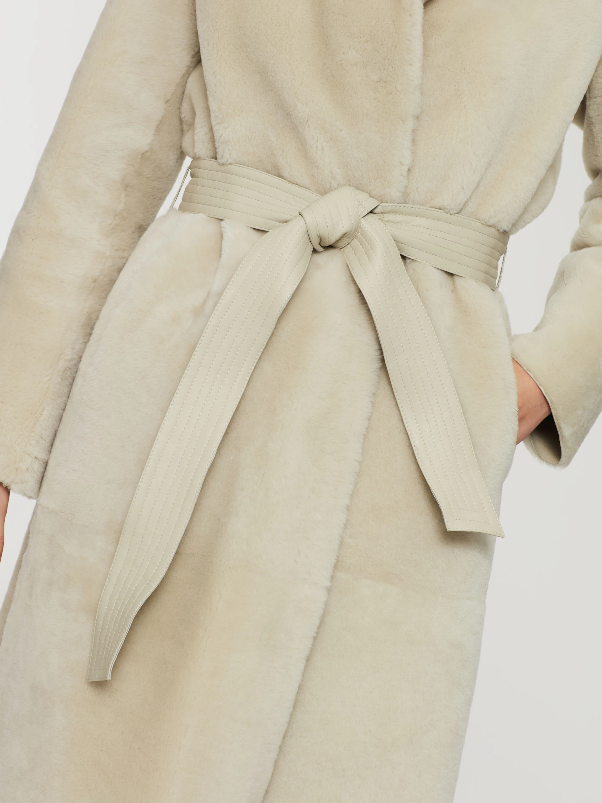 Merino robe coat