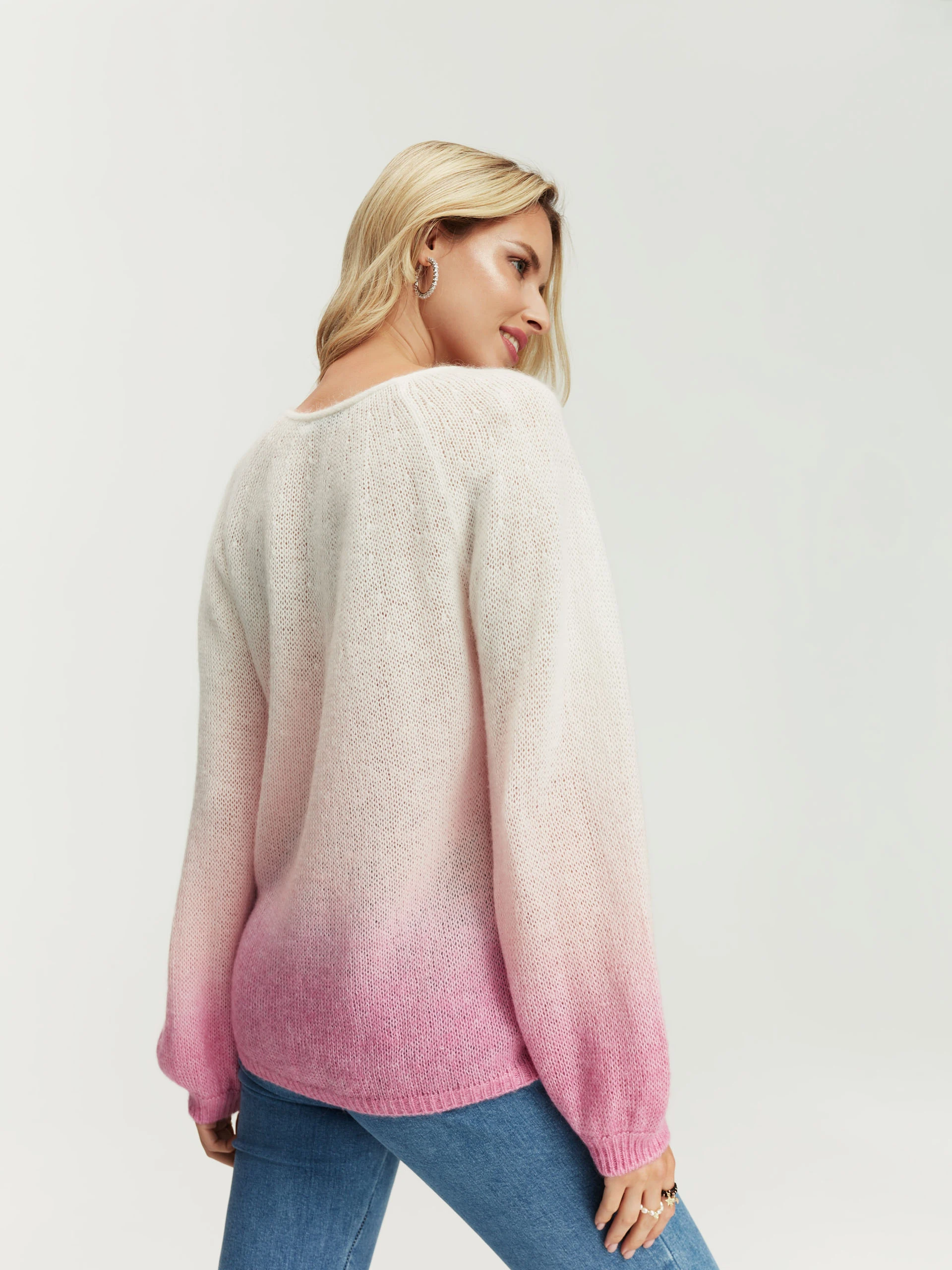 Sweater with ombre effect