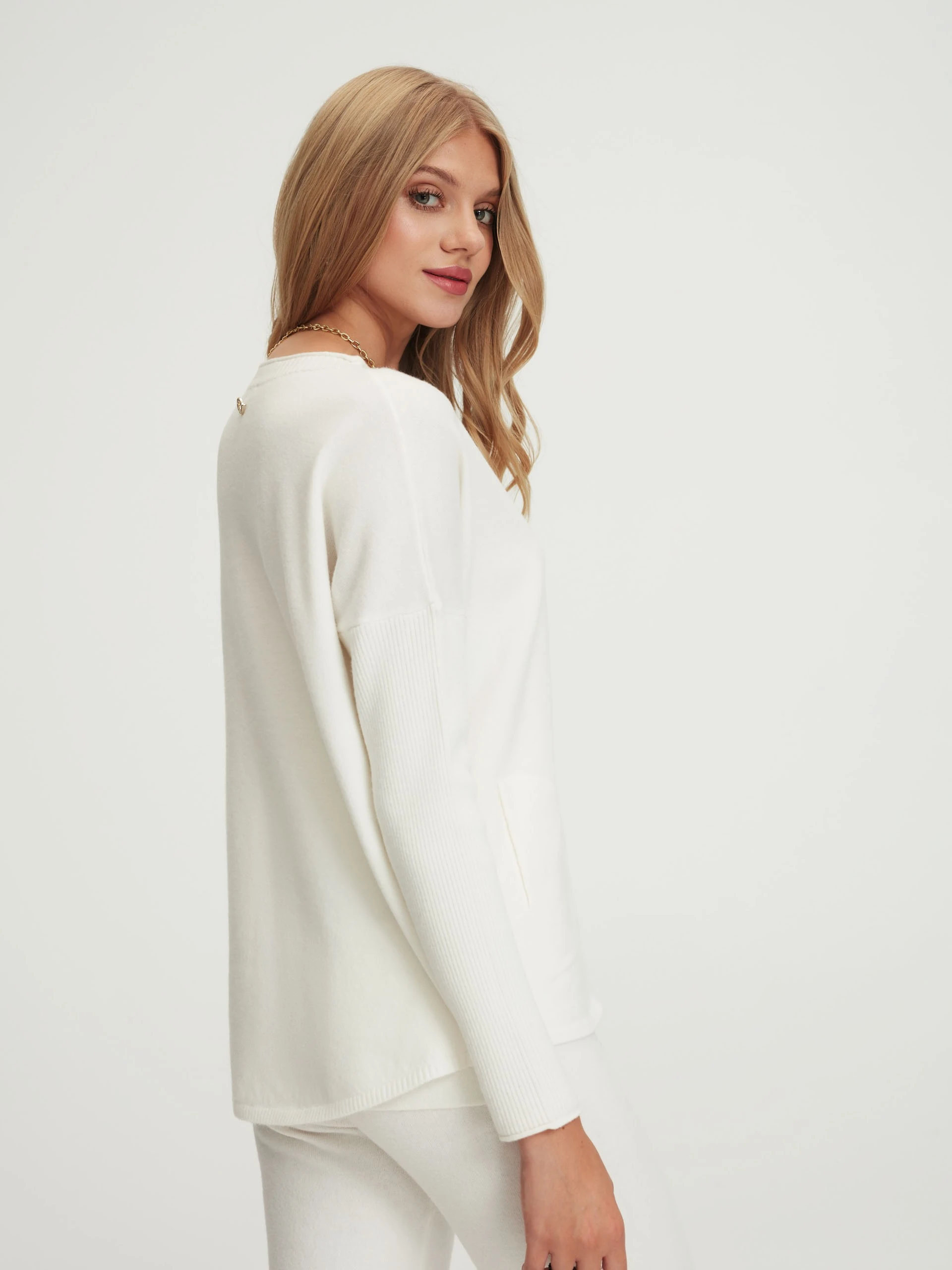 Cream loose sweater