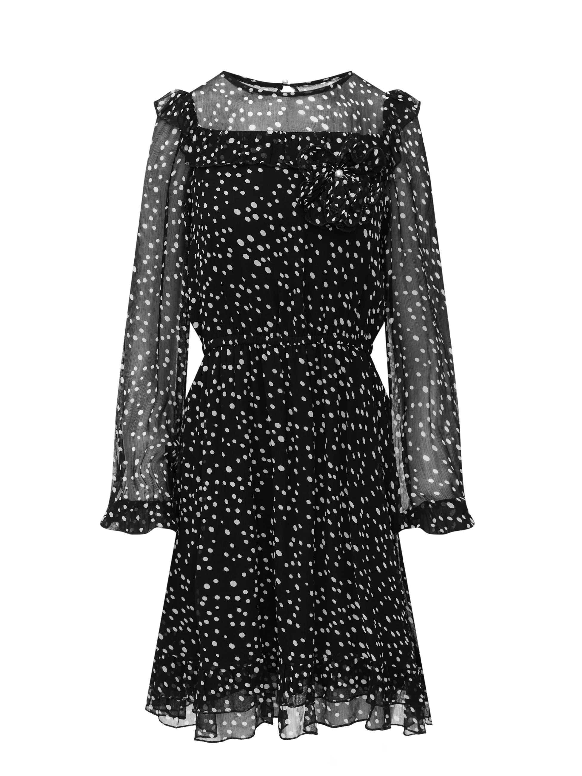 Black pea dress
