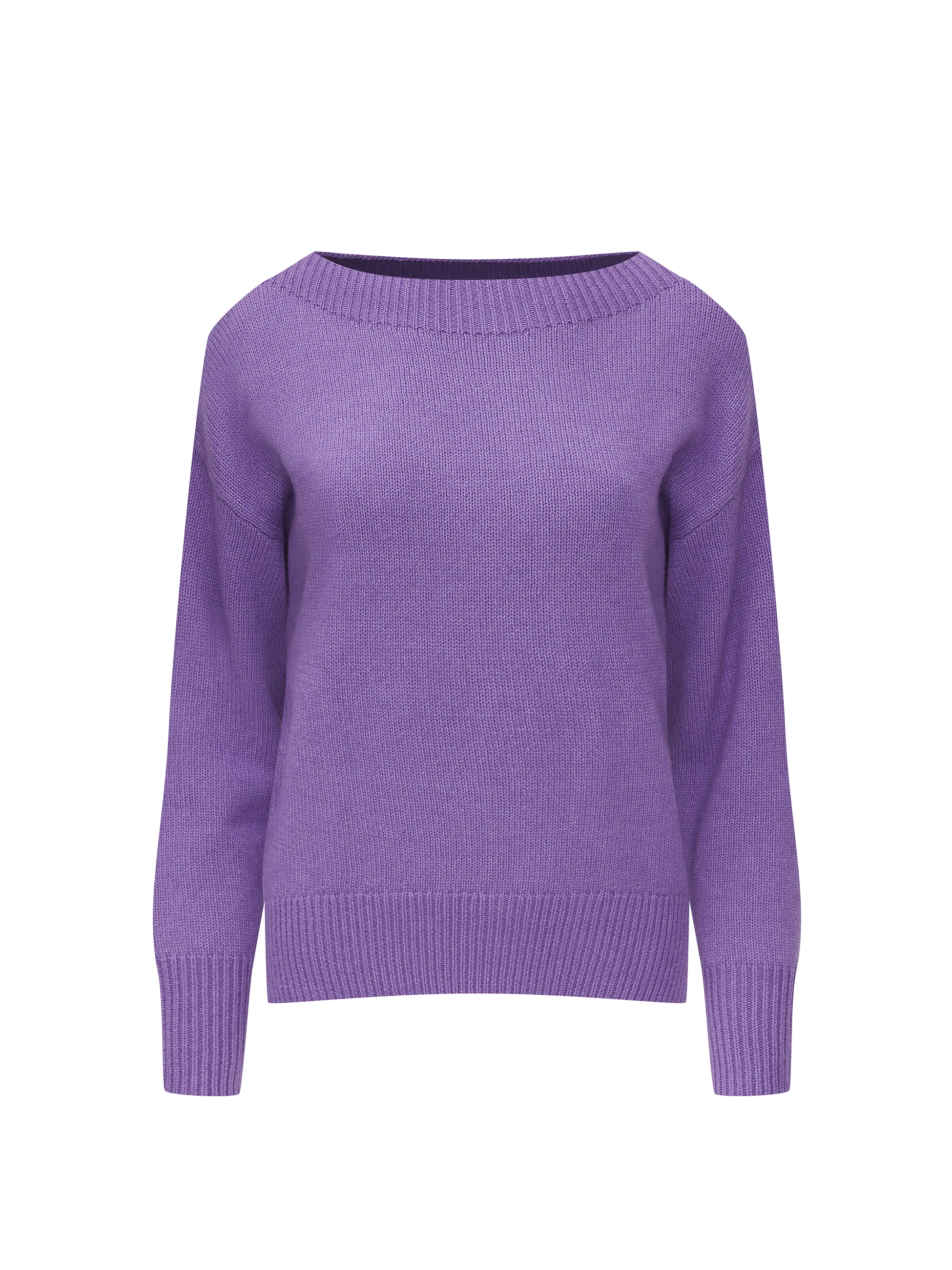Fioletowy sweter