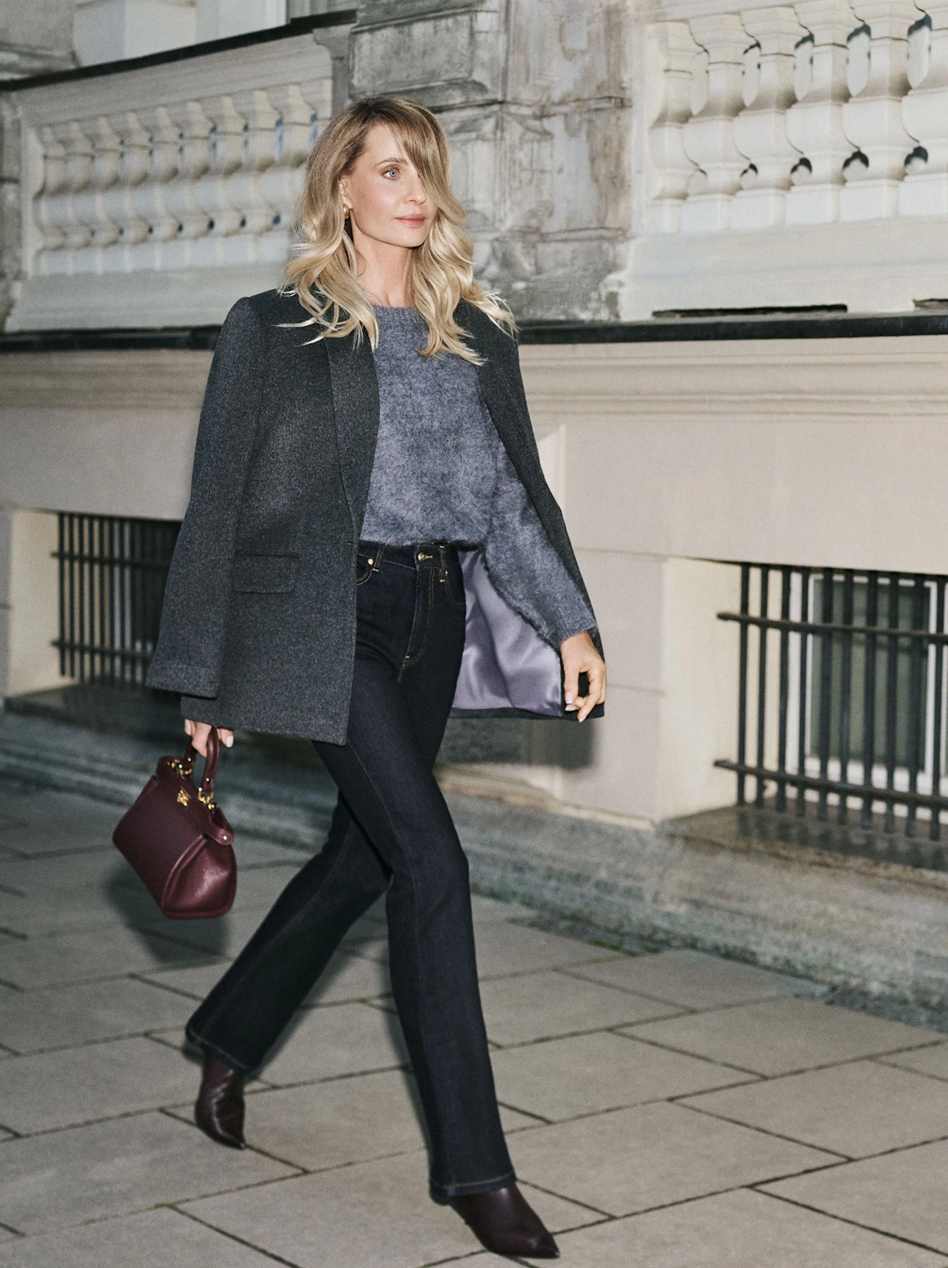 Dark gray cashmere sweater