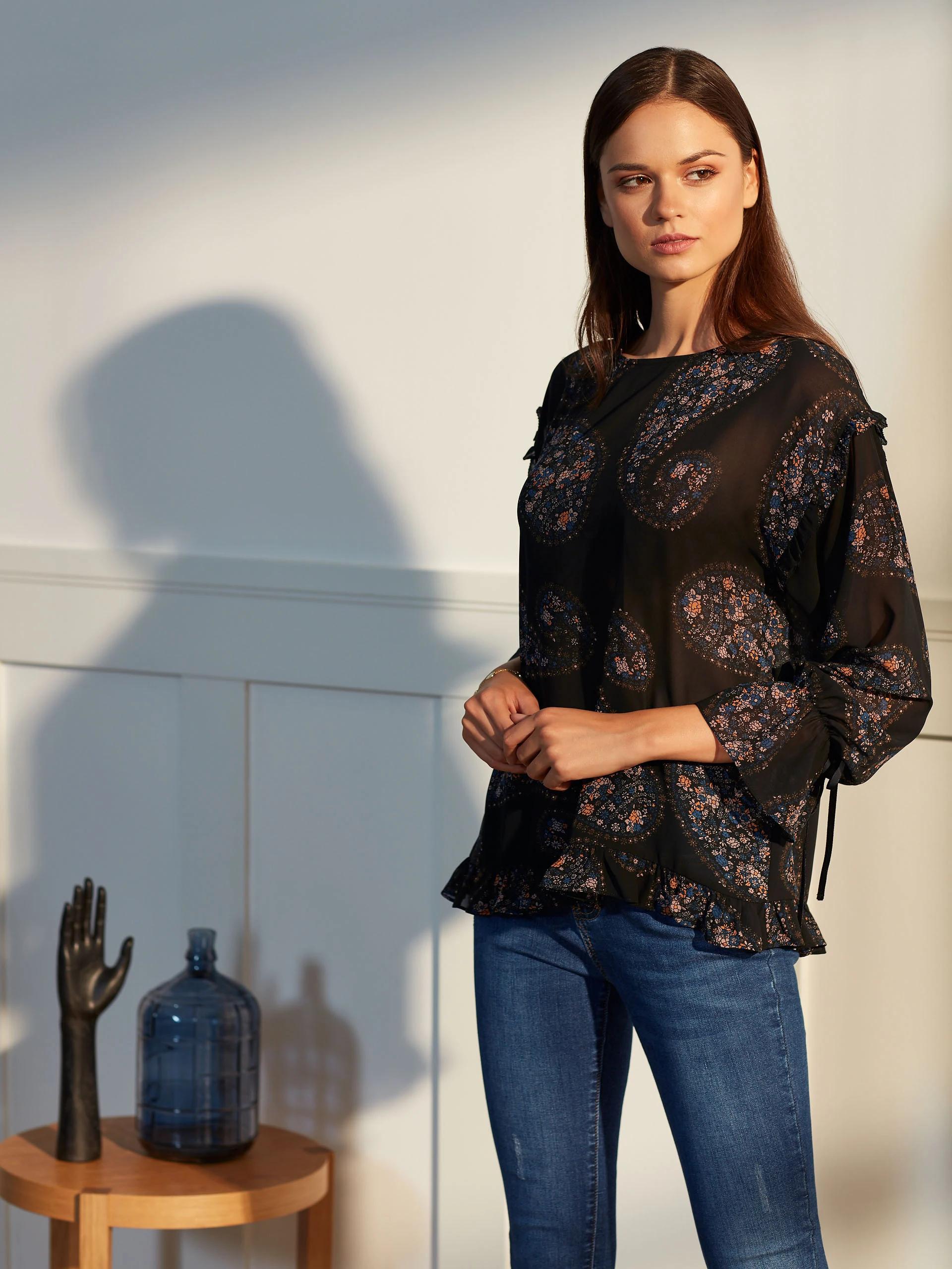 PATTERNED BLOUSE