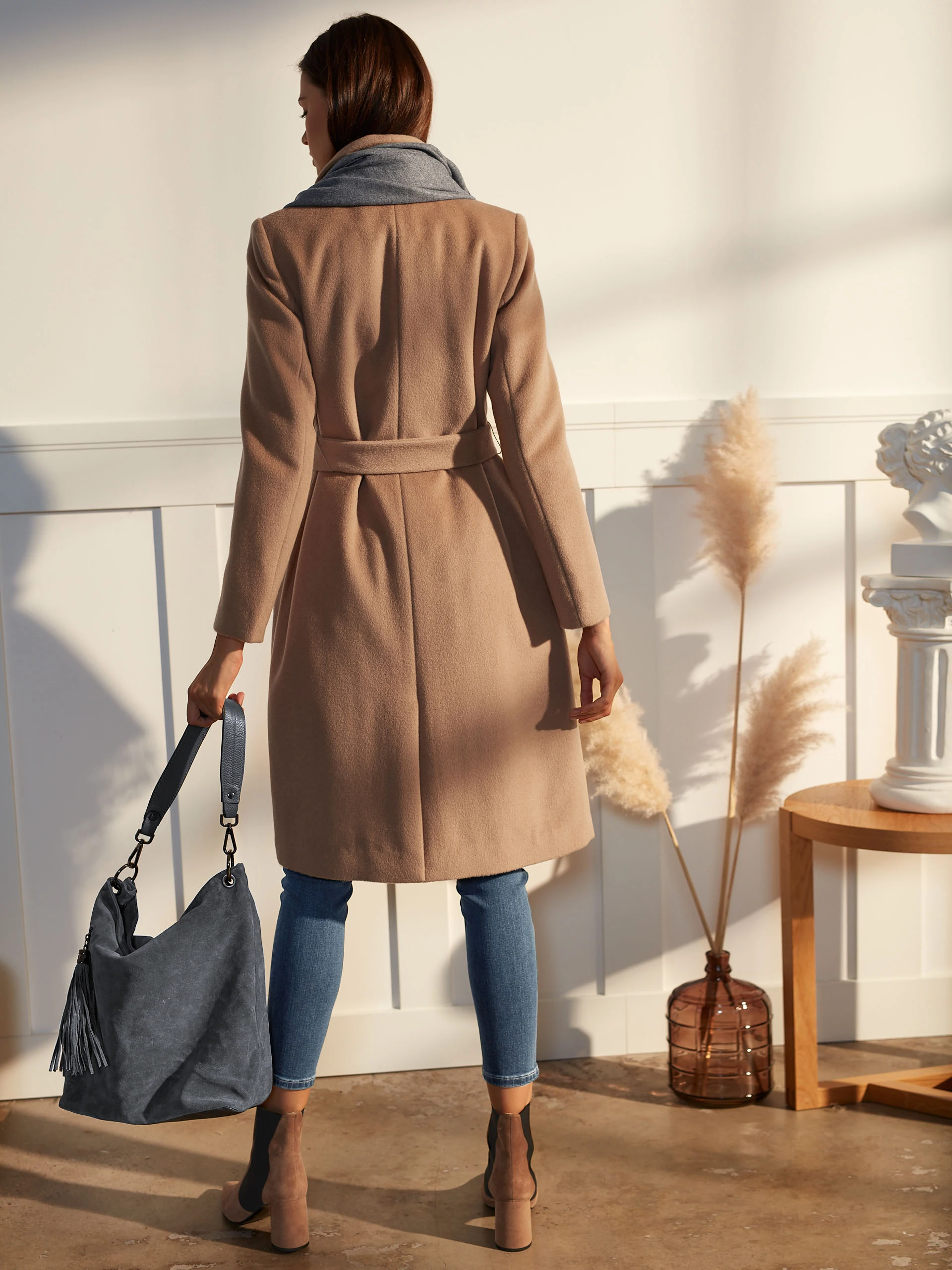 WOOL AND ANGORA COAT