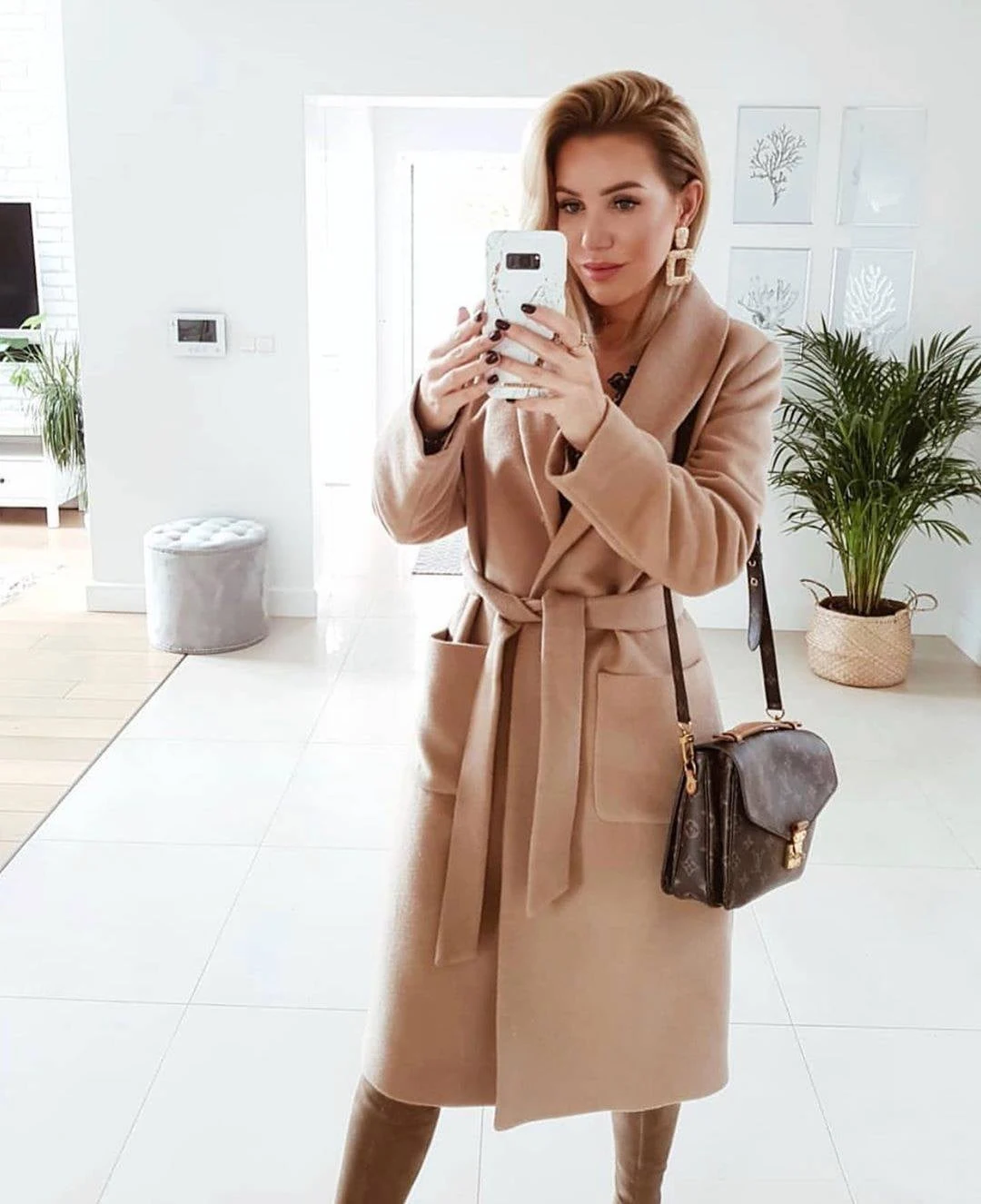 WOOL AND ANGORA COAT