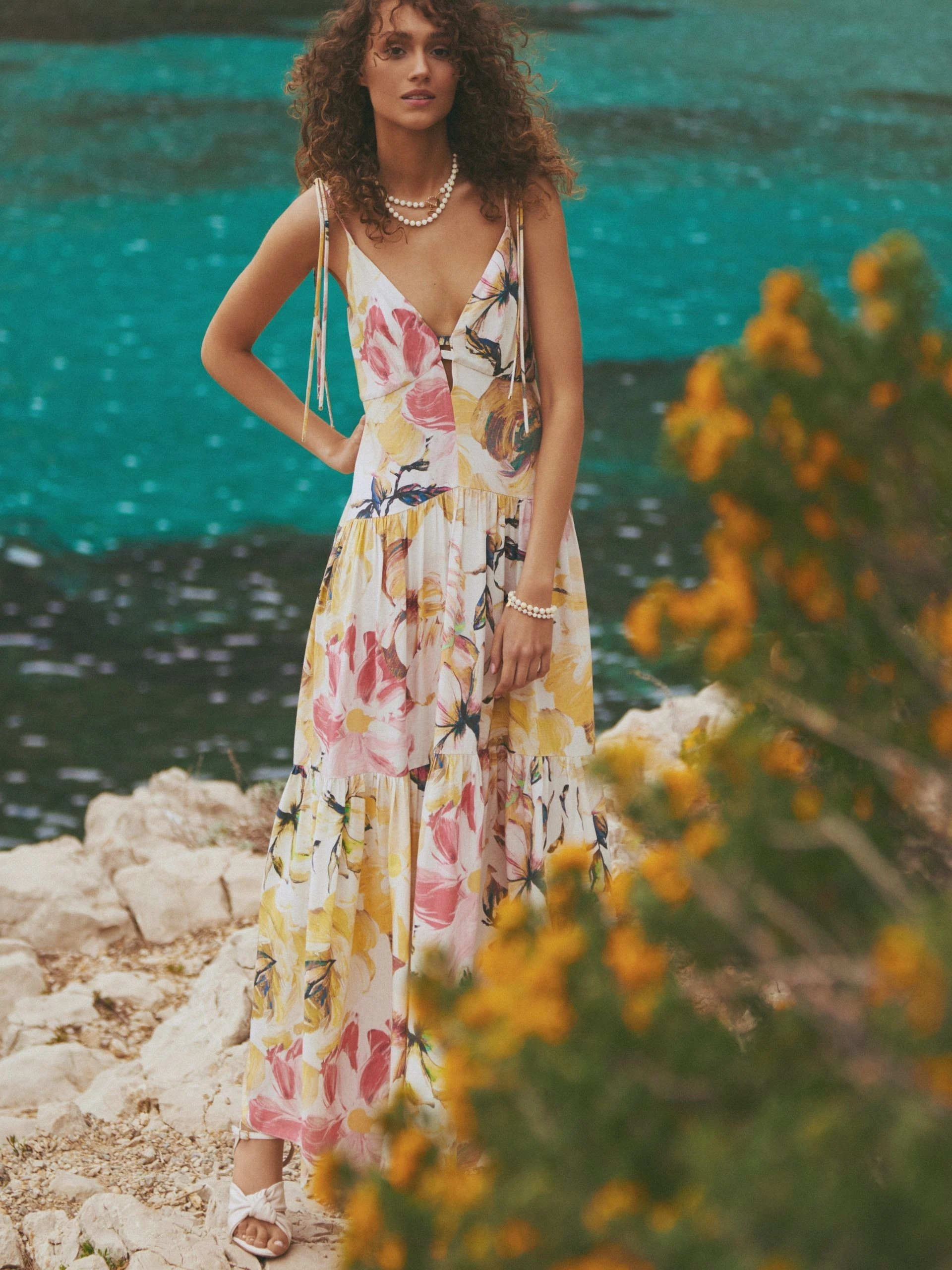 FLORAL MAXI DRESS