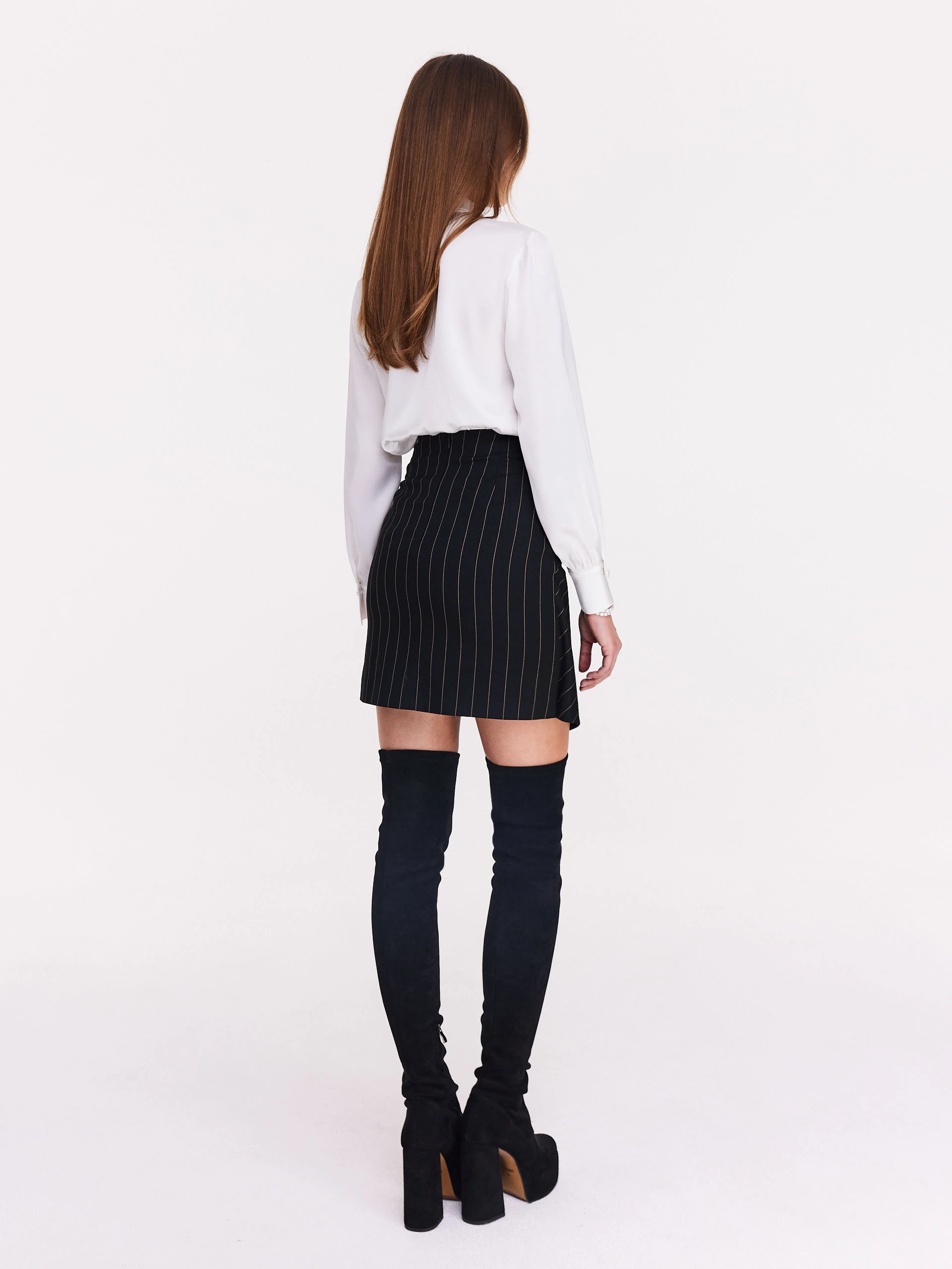 White shirt with cutout