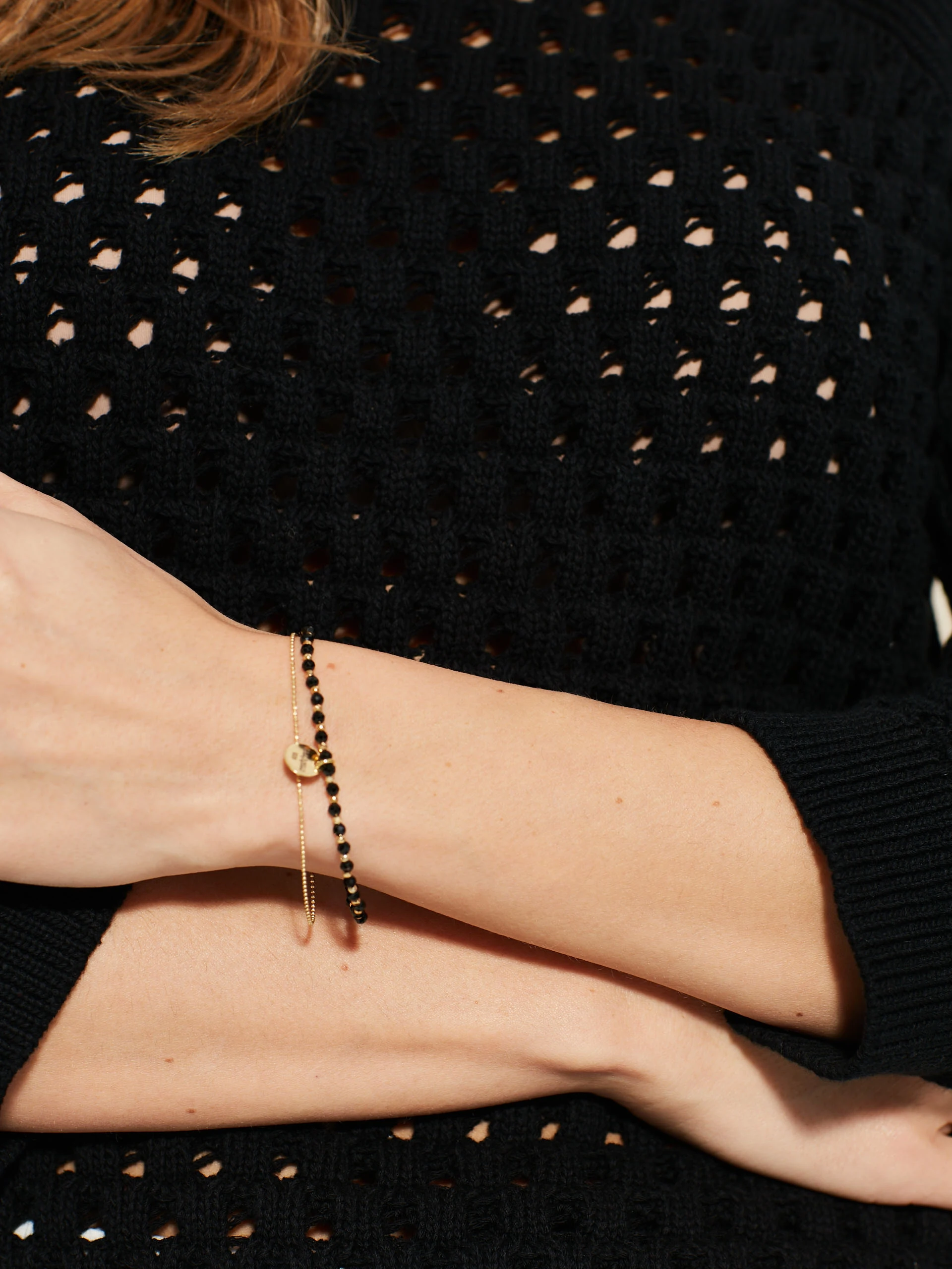 BRACELET WITH A ROSETTE