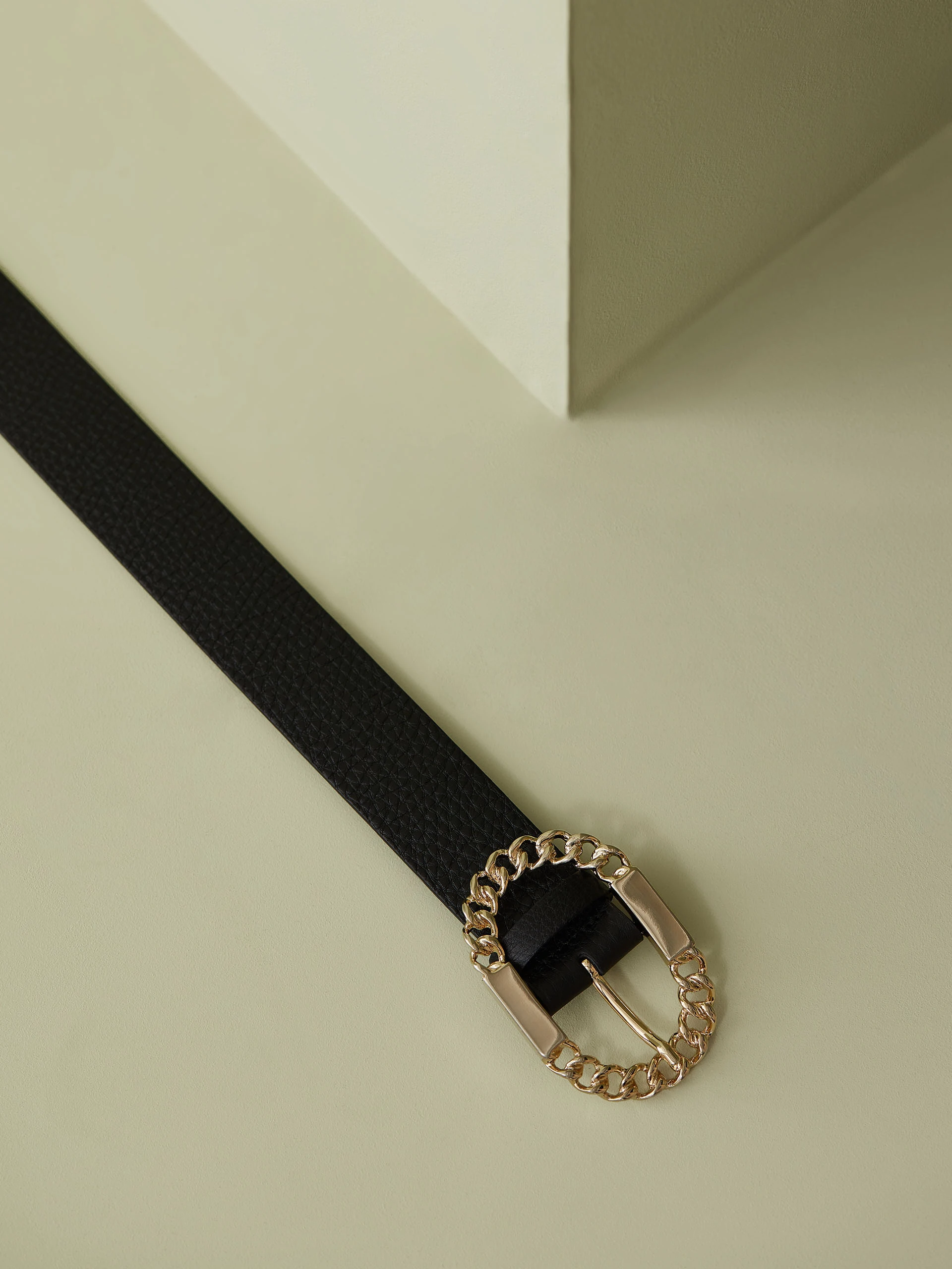 BELT WITH DECORATIVE BUCKLE