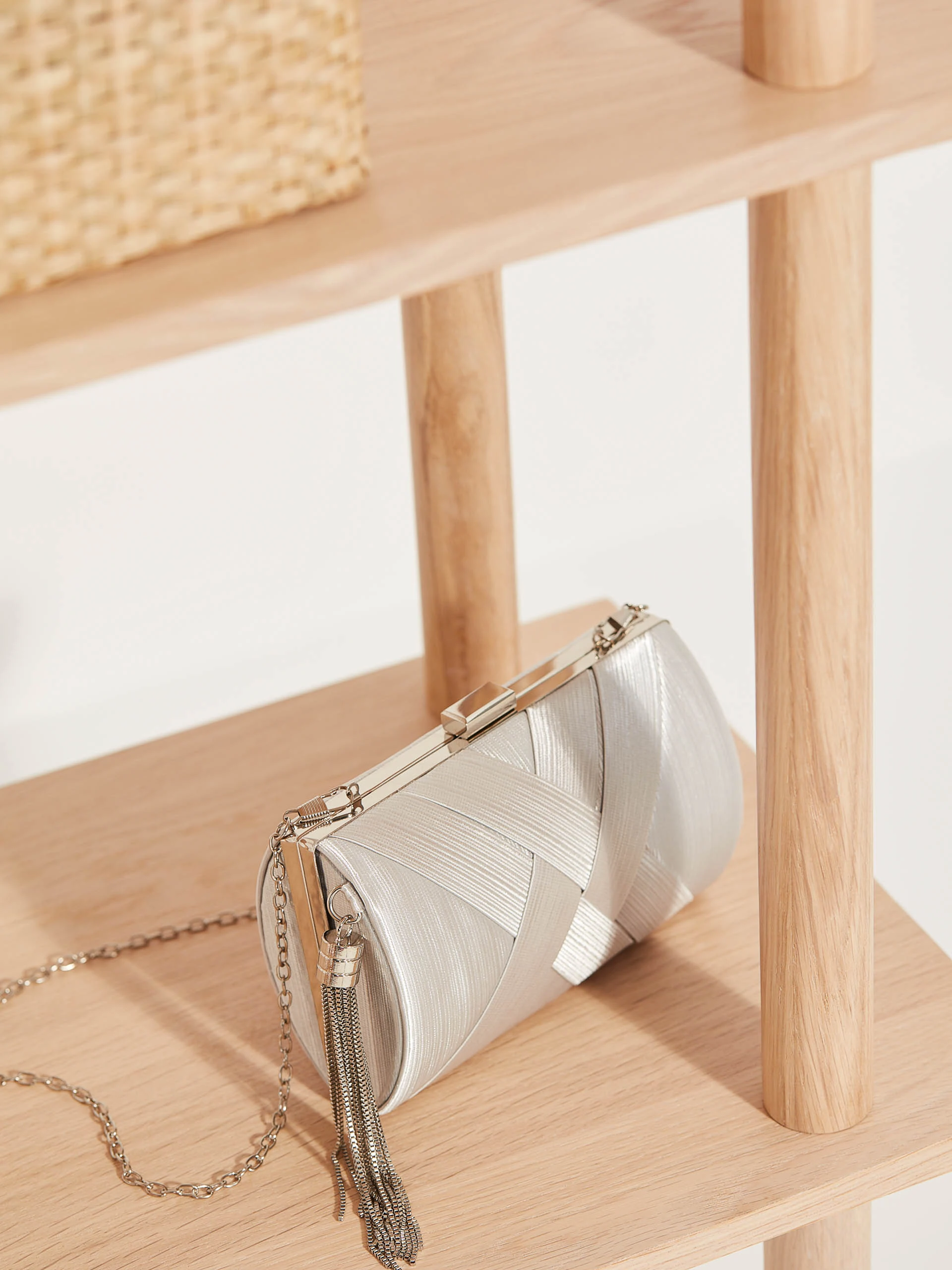 SILVER BOX BAG