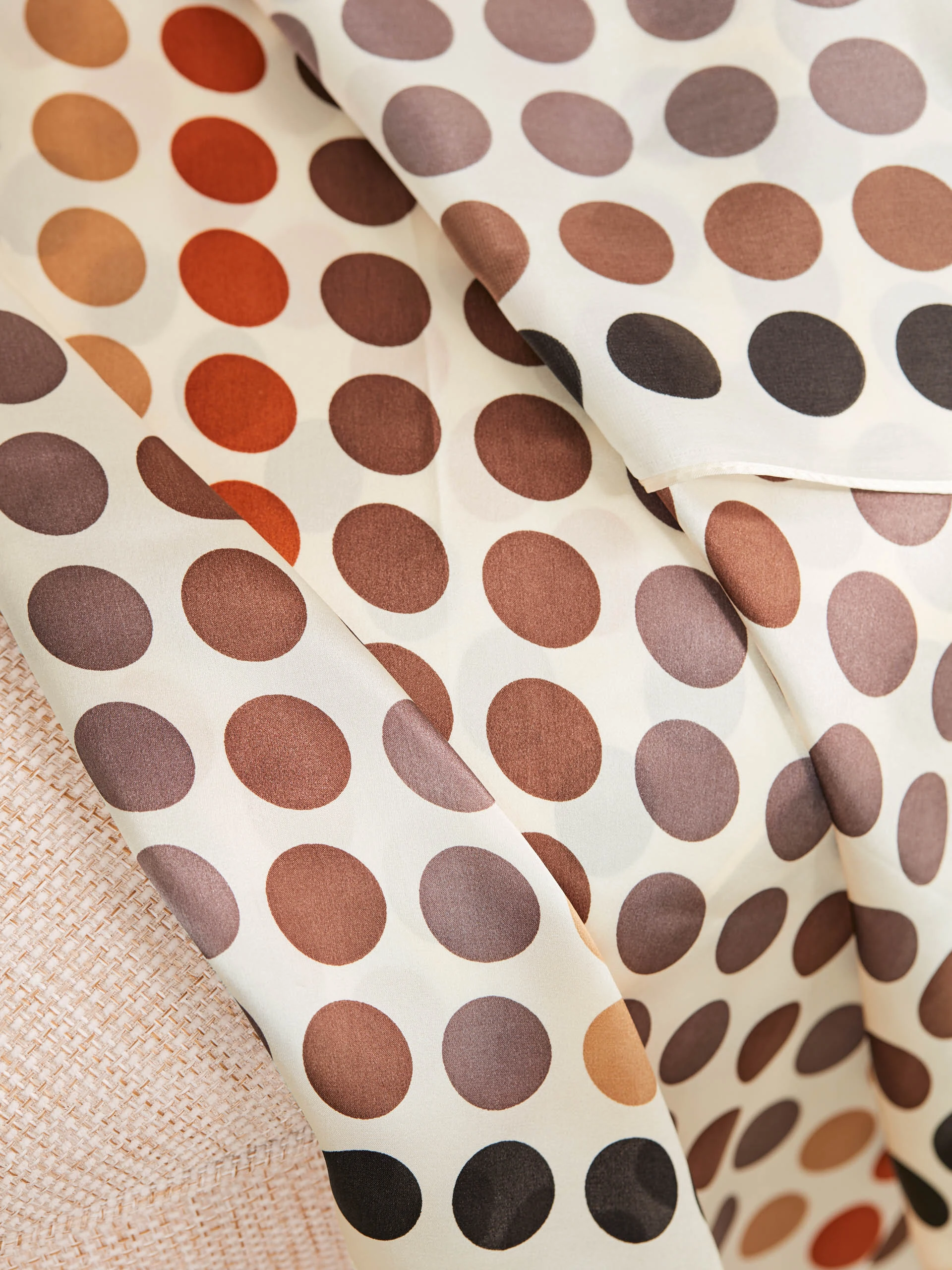 SILK PEA-PRINT GAVROCHE