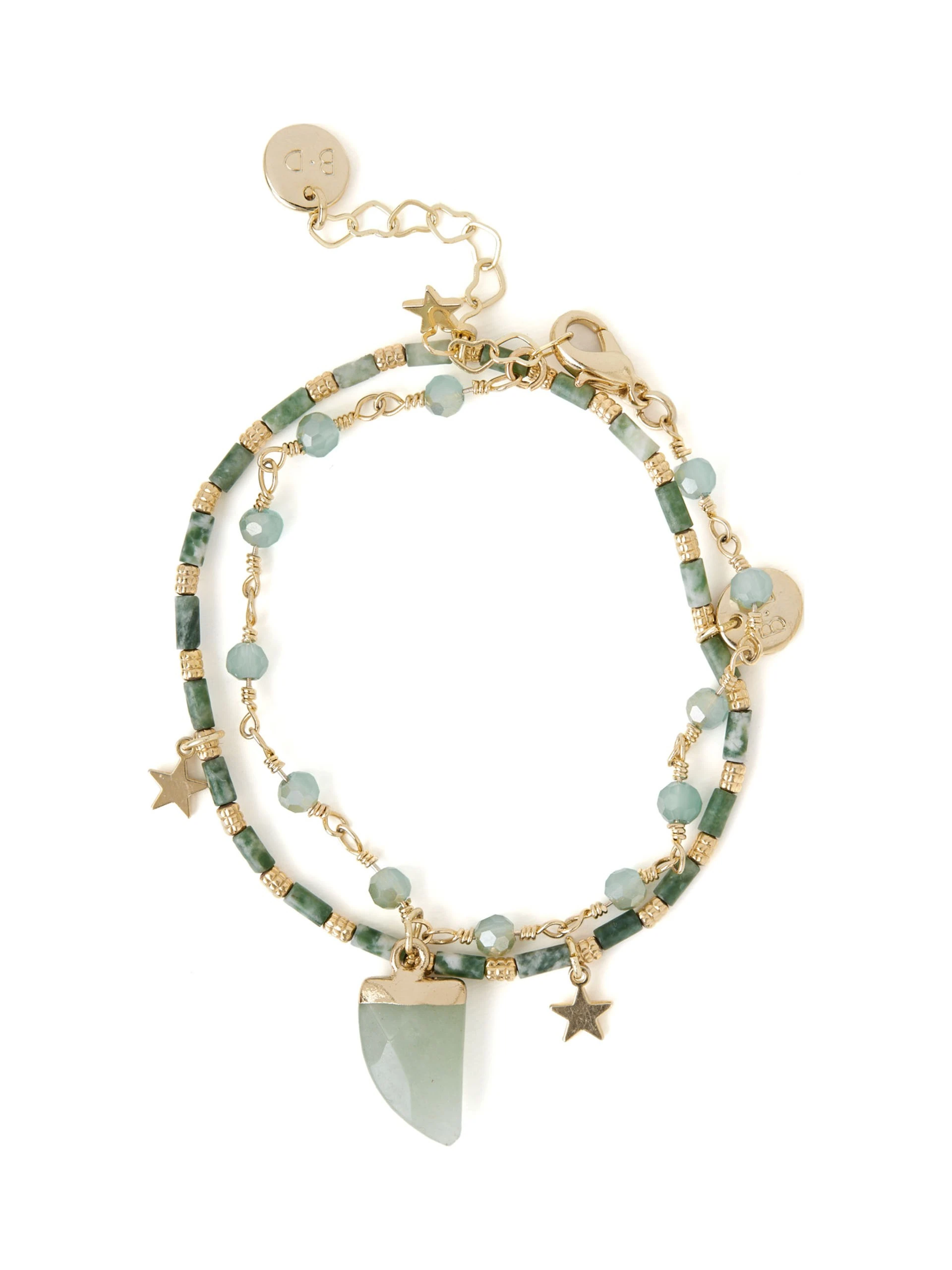 SET OF BRACELETS WITH NATURAL STONES