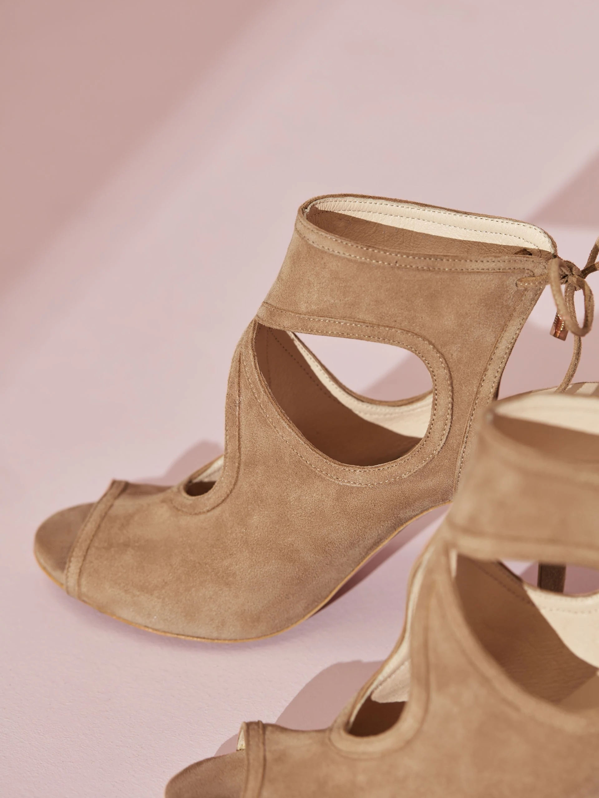 BEIGE STILETTO BOOTS