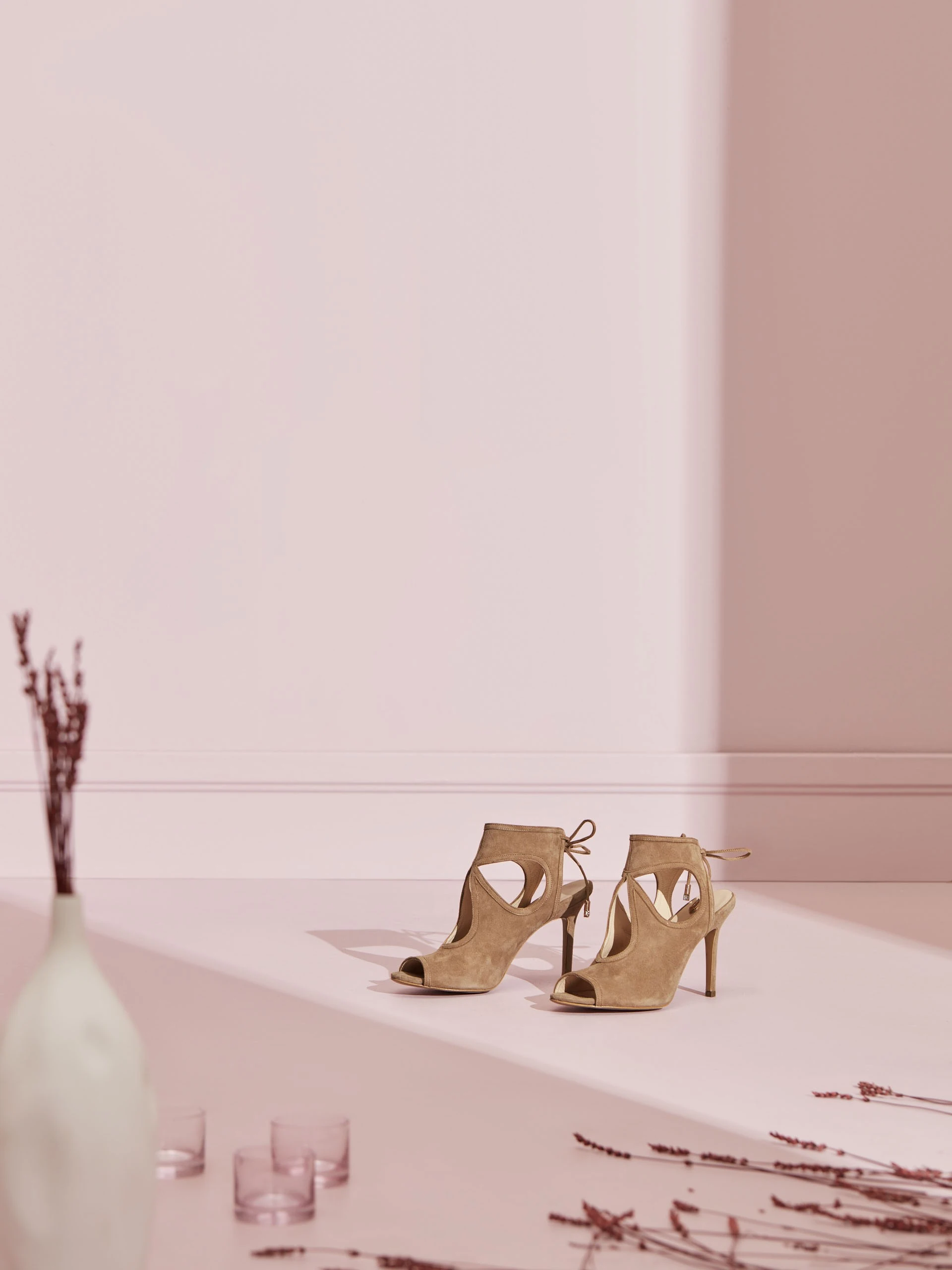 BEIGE STILETTO BOOTS