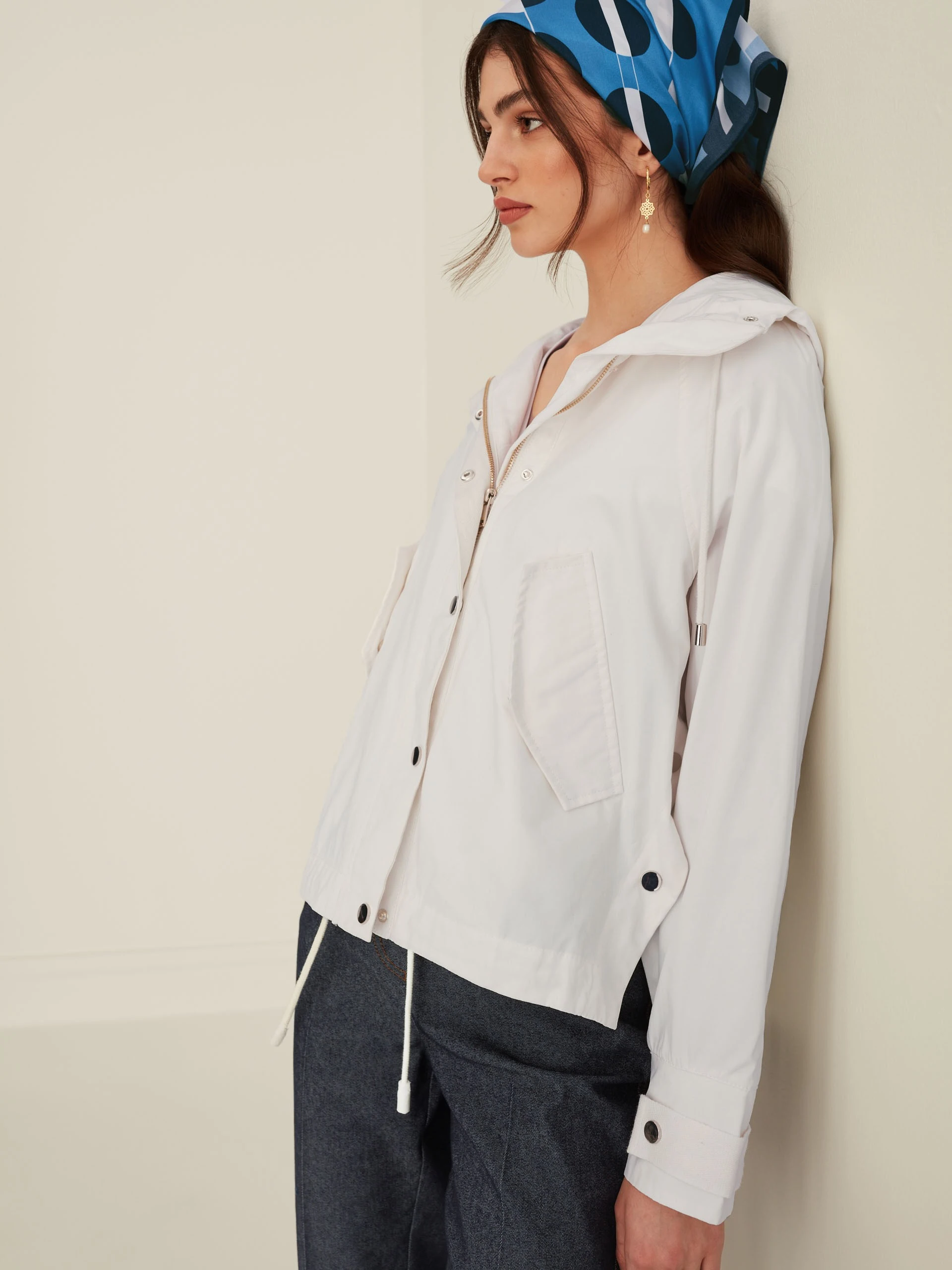 BLUE SILK GAVROSHKA