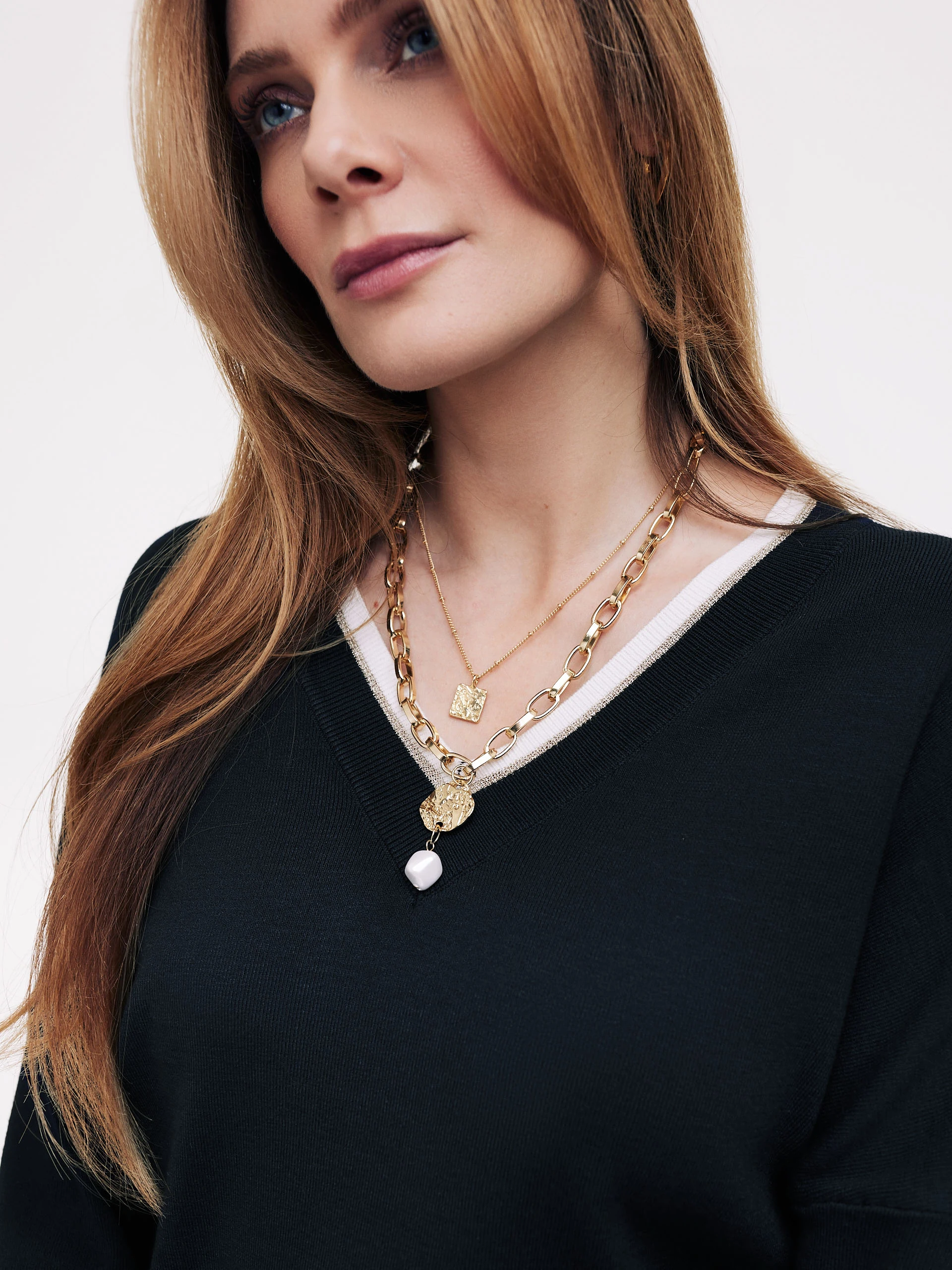 Cascade pendant necklace