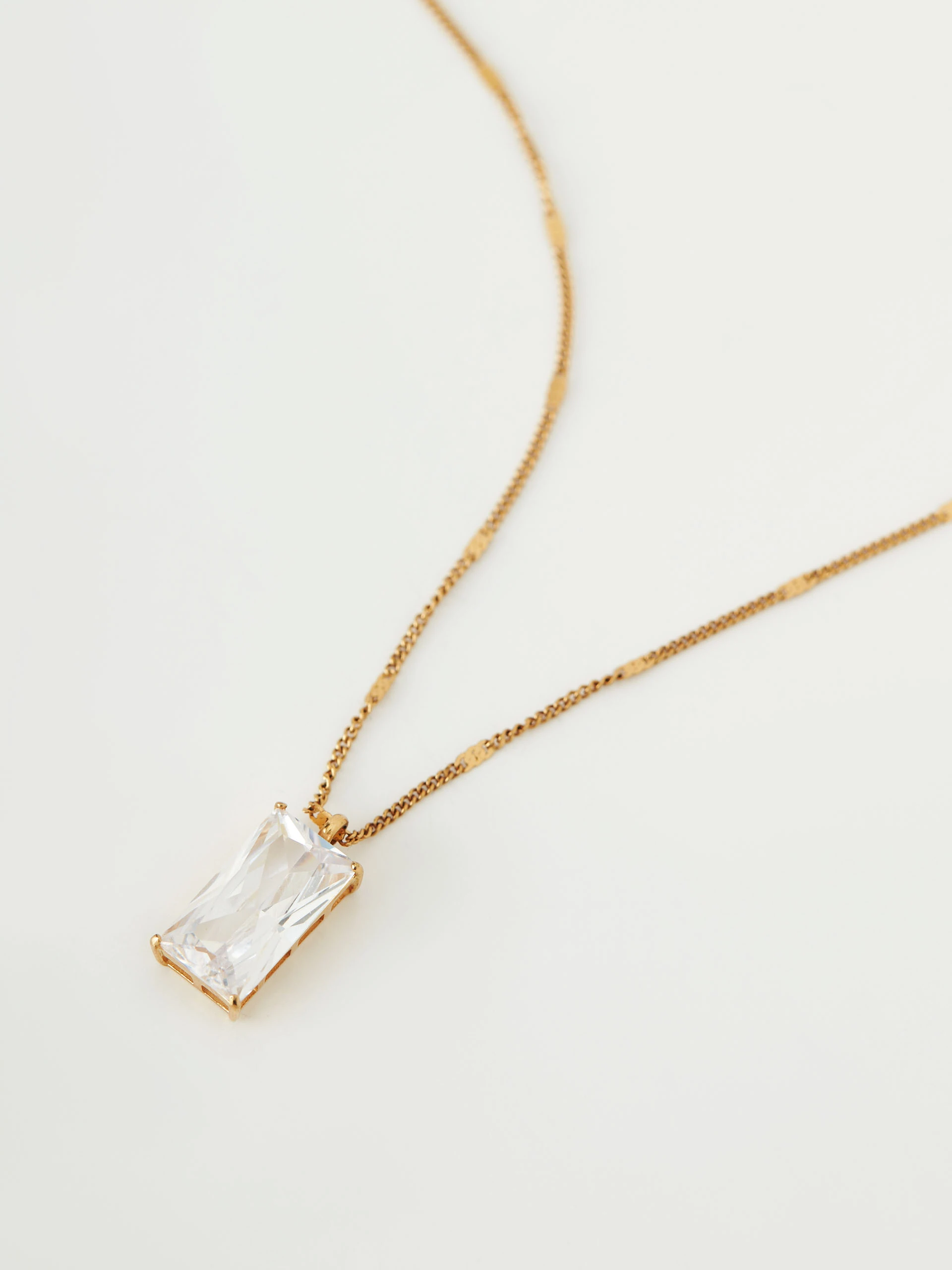 Necklace with a delicate pendant