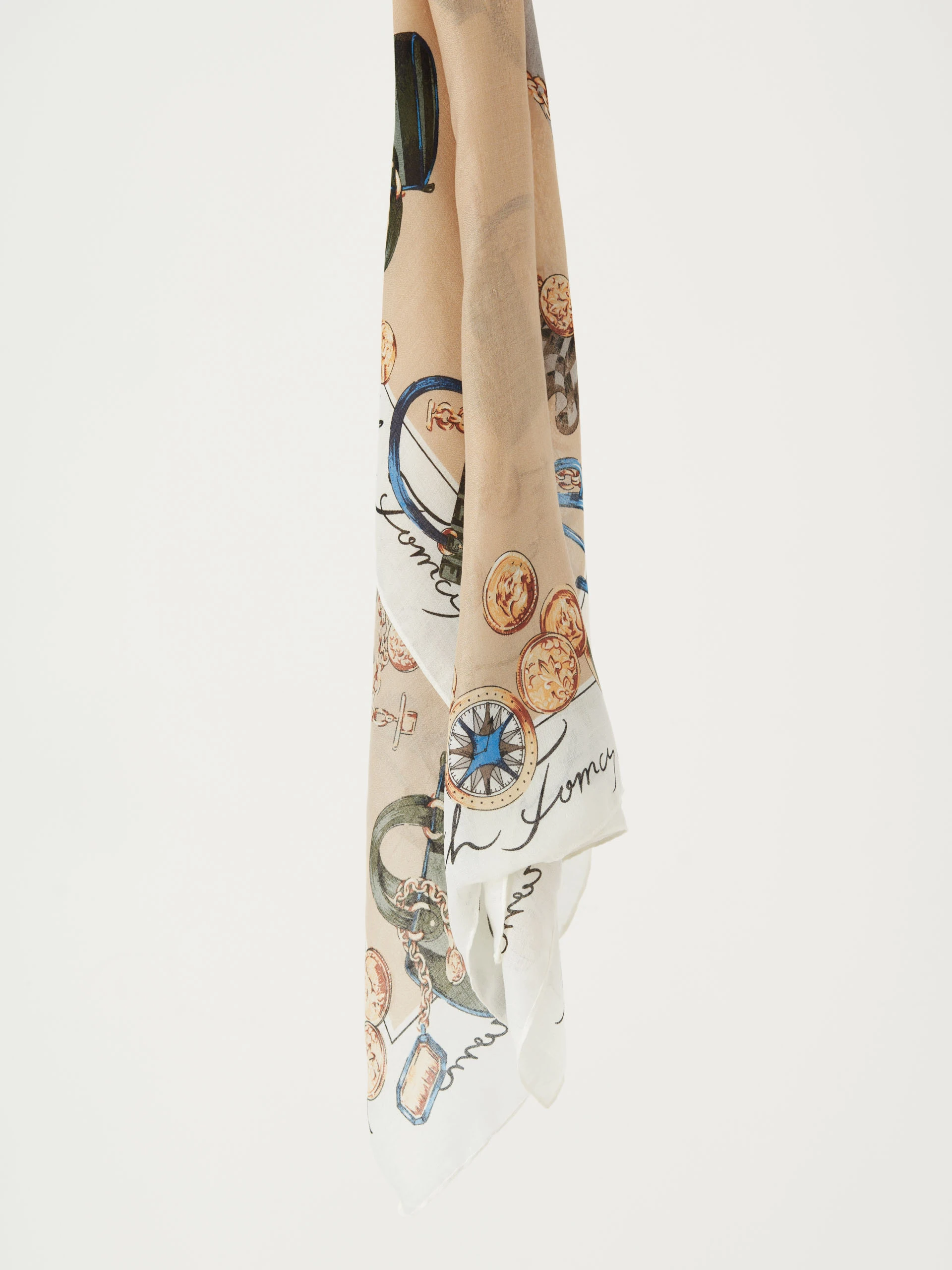 Large patterned shawl