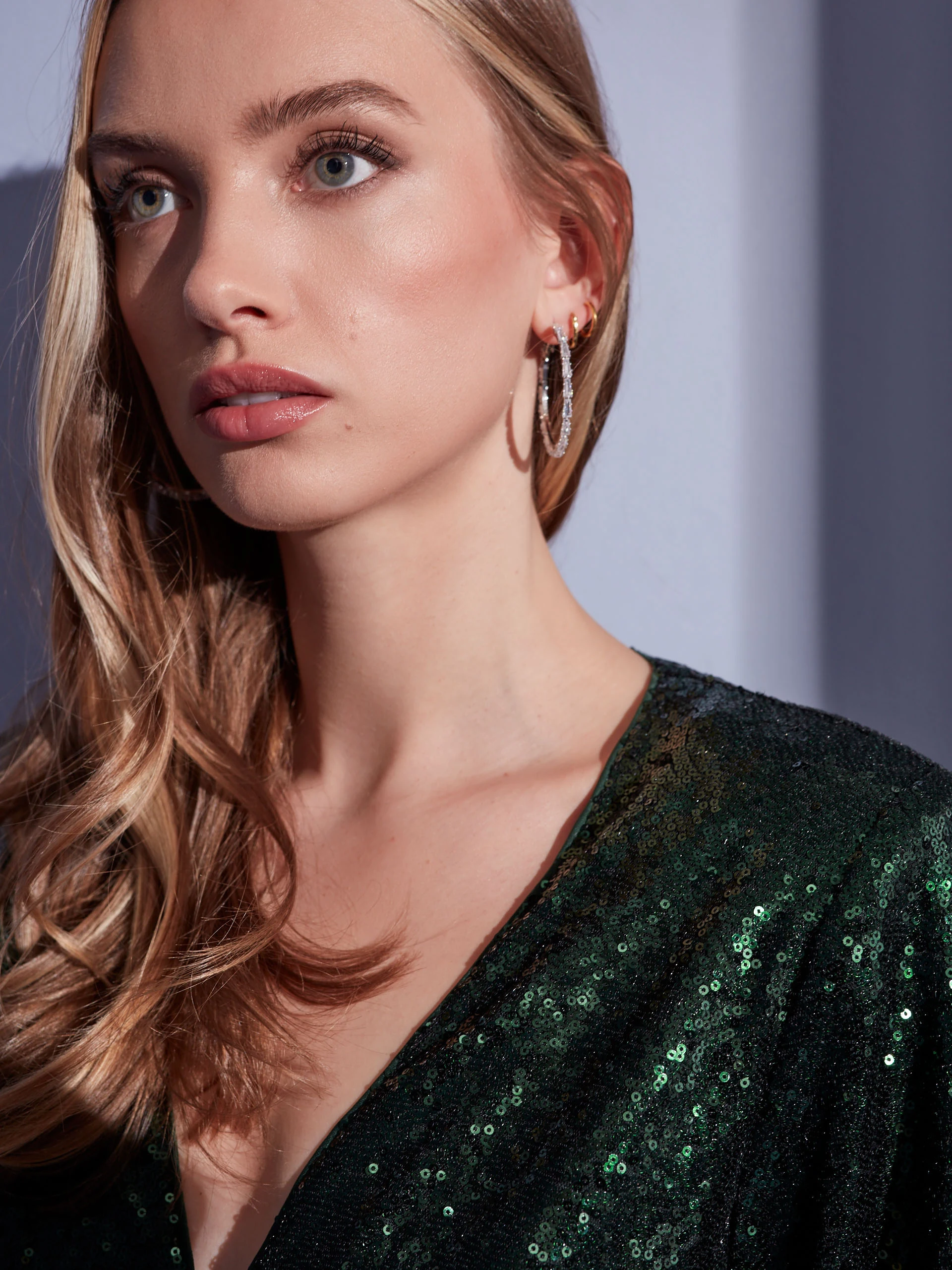 LARGE CIRCLE EARRINGS