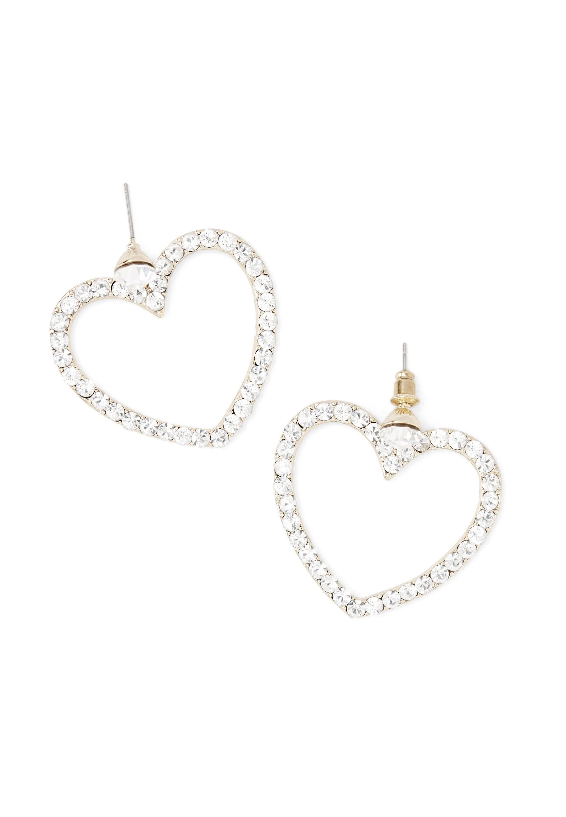 LONG HEART EARRINGS