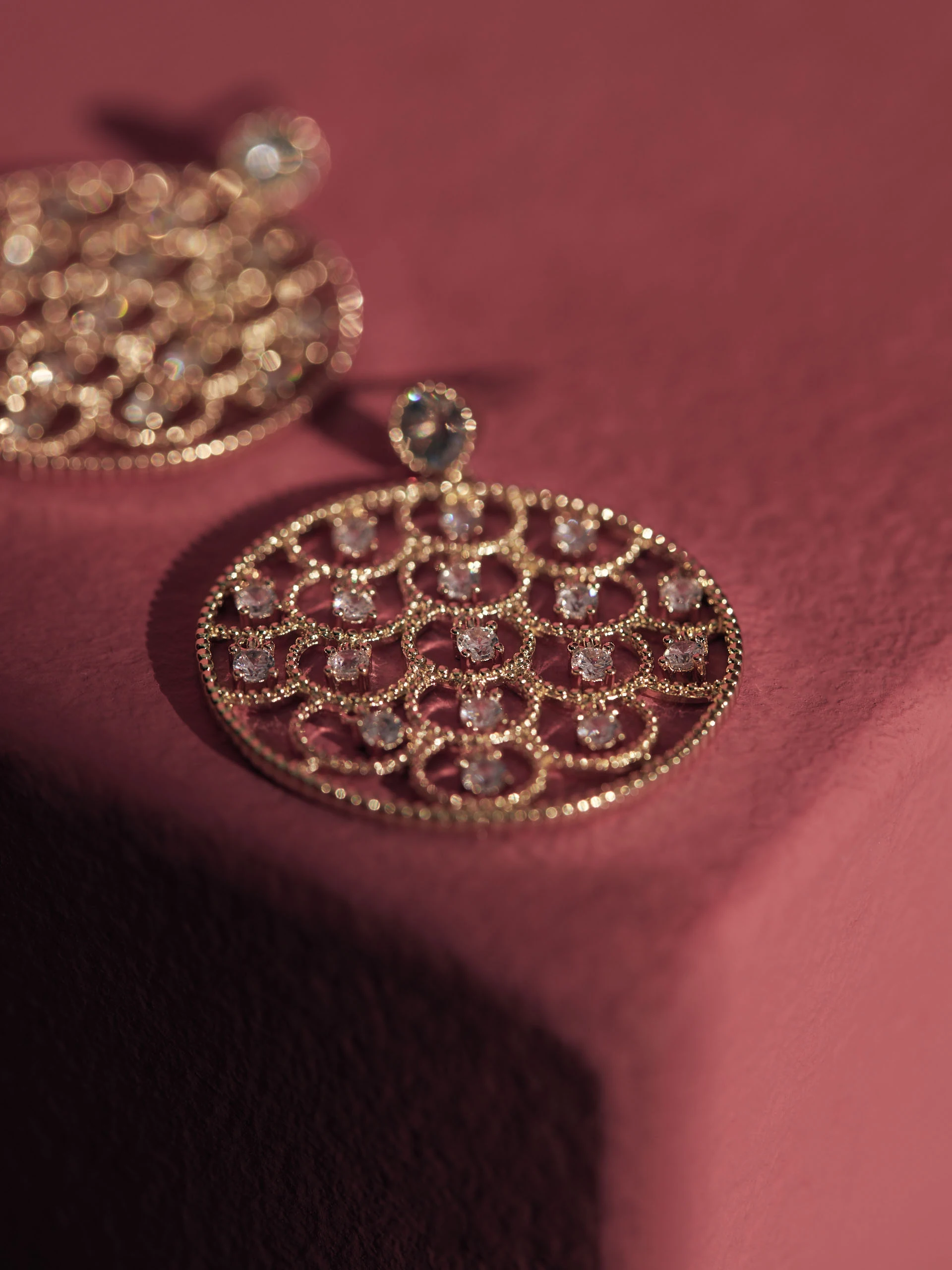 LARGE ROUND EARRINGS