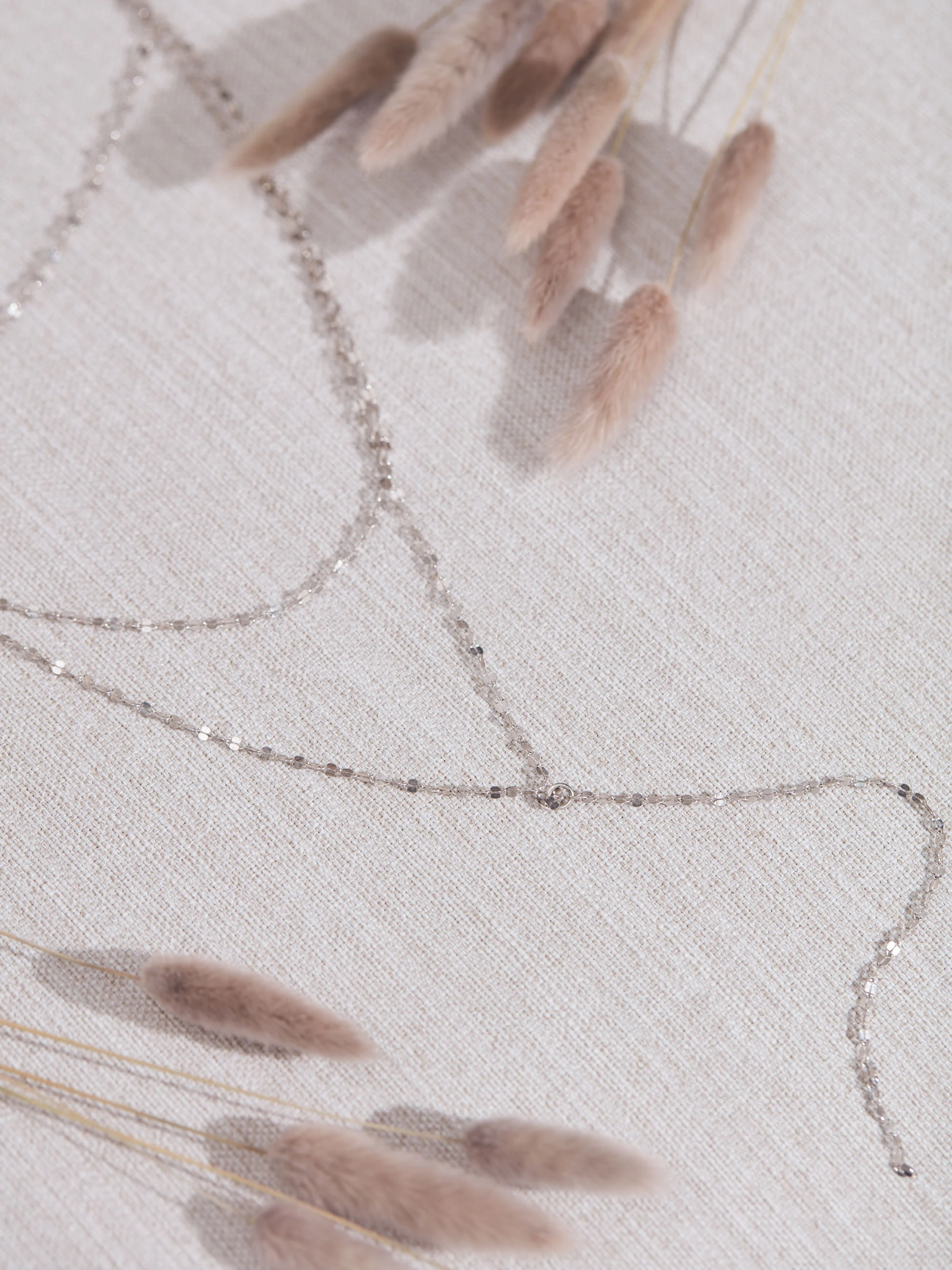 SILVER CASCADE NECKLACE