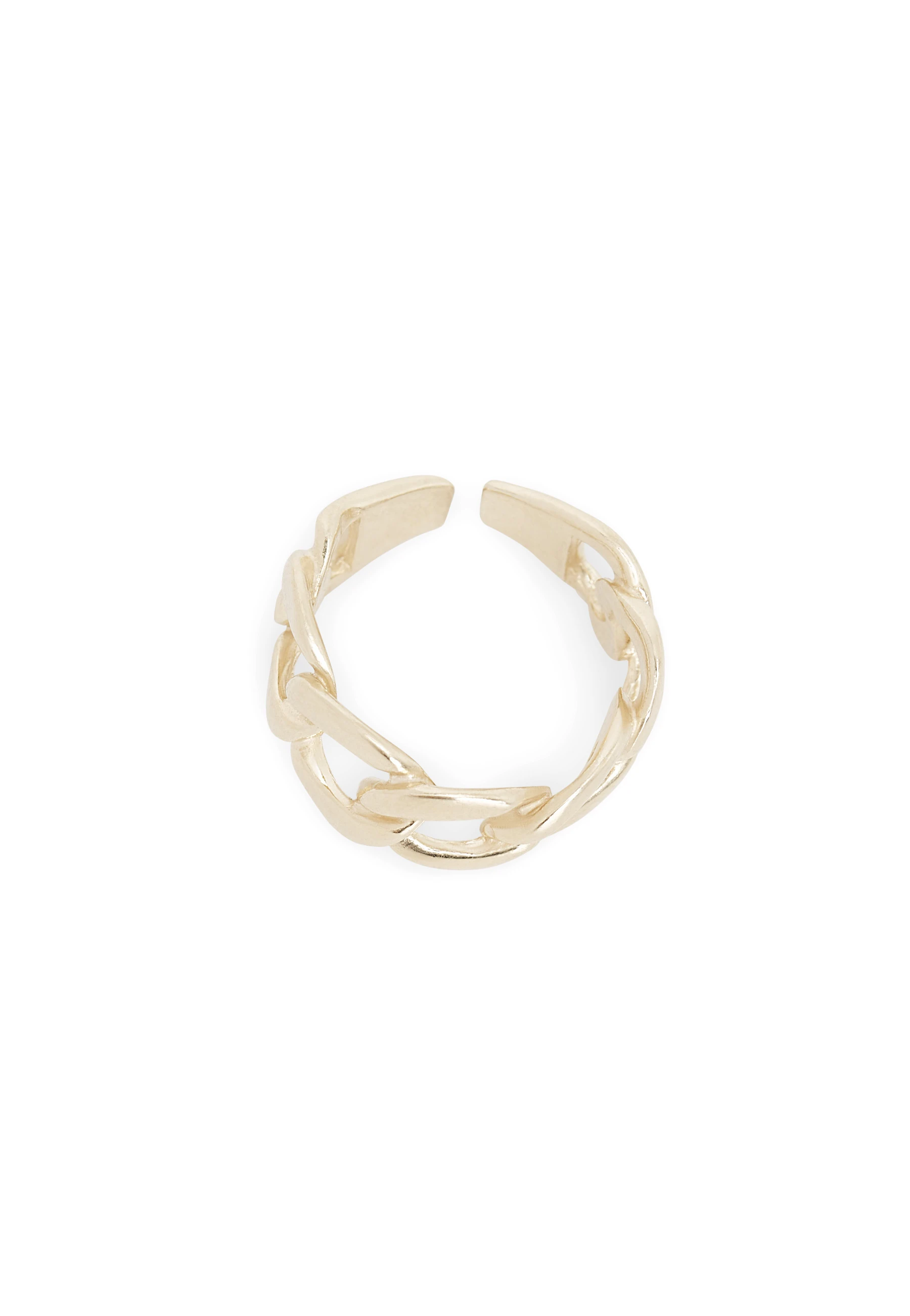 RING WITH CHAIN MOTIF