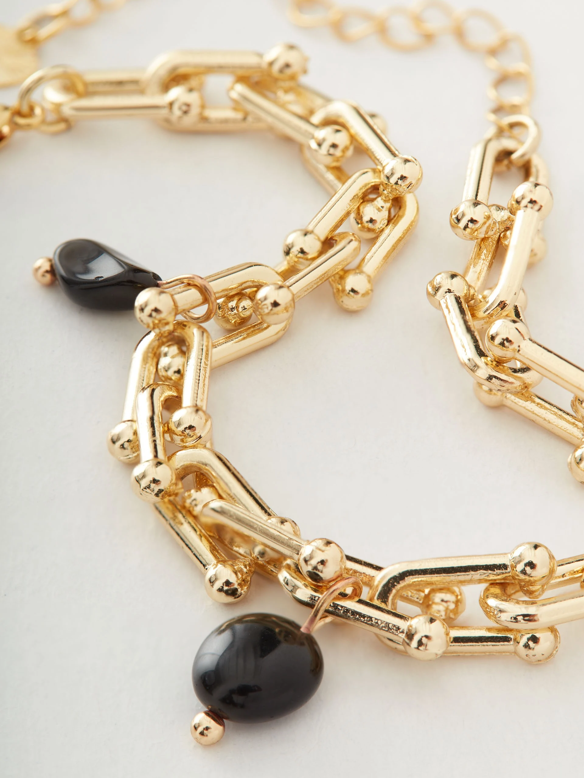 Bracelet with black onyx