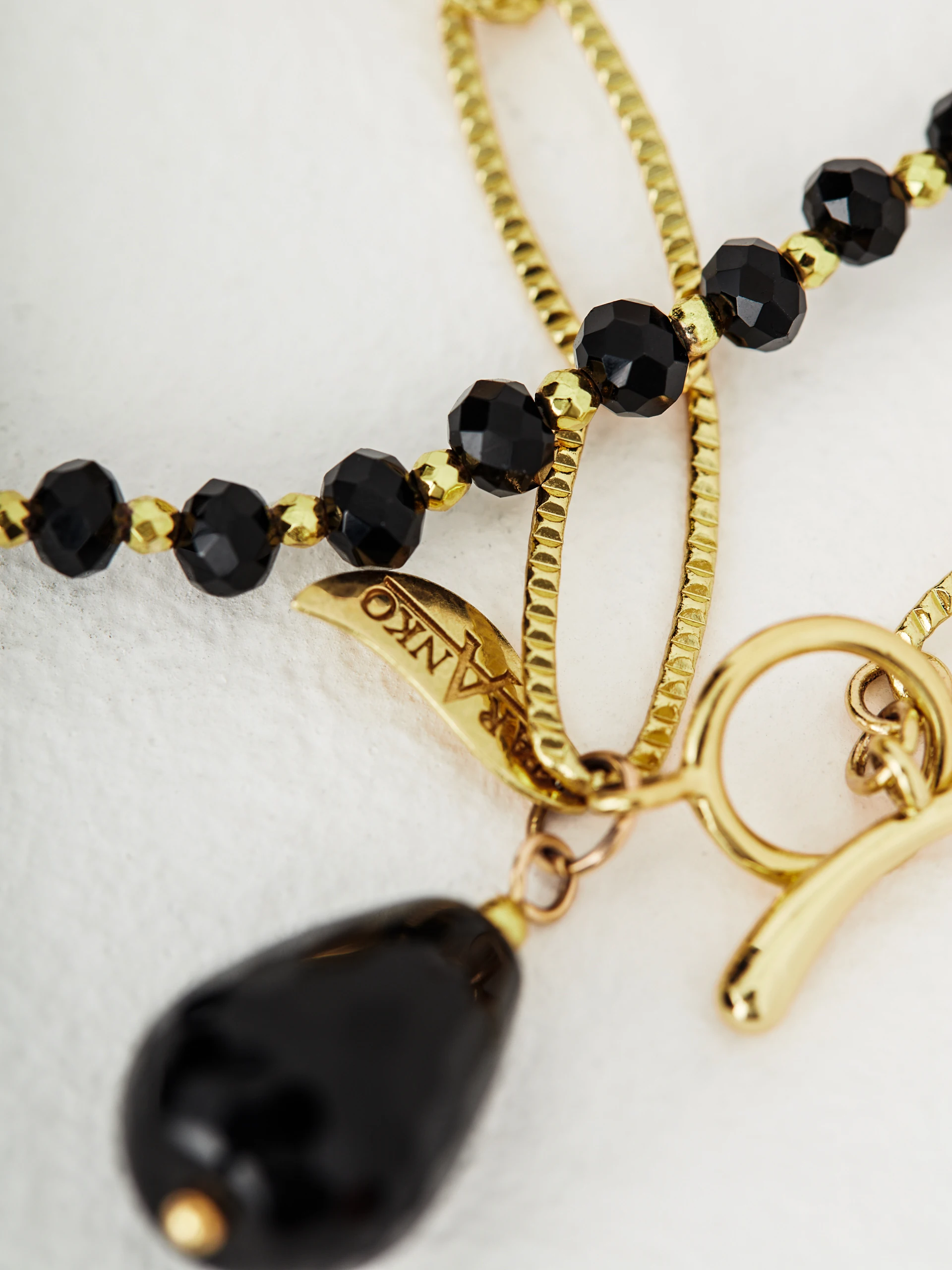 Set of bracelets with natural stones