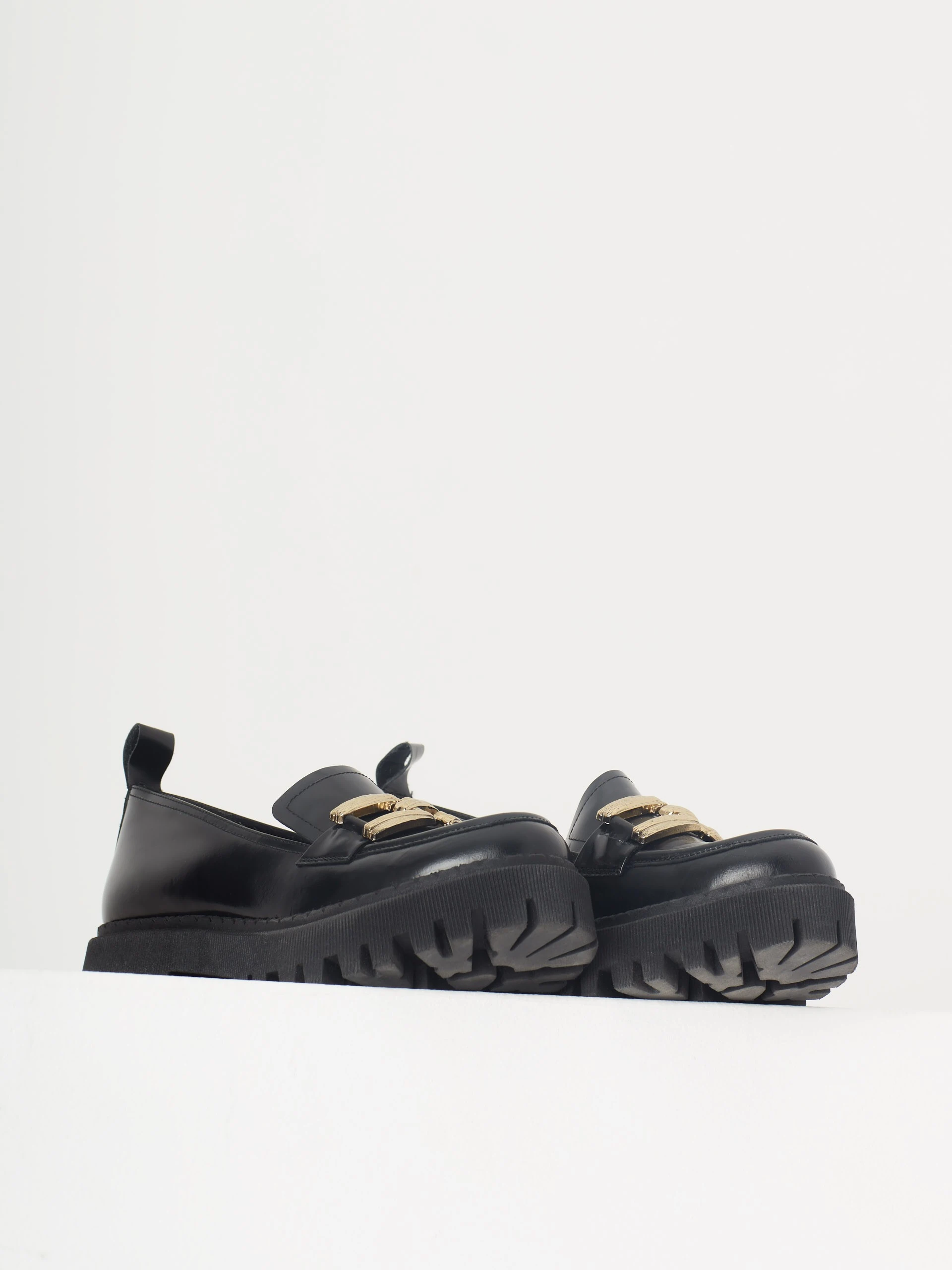 Black moccasins