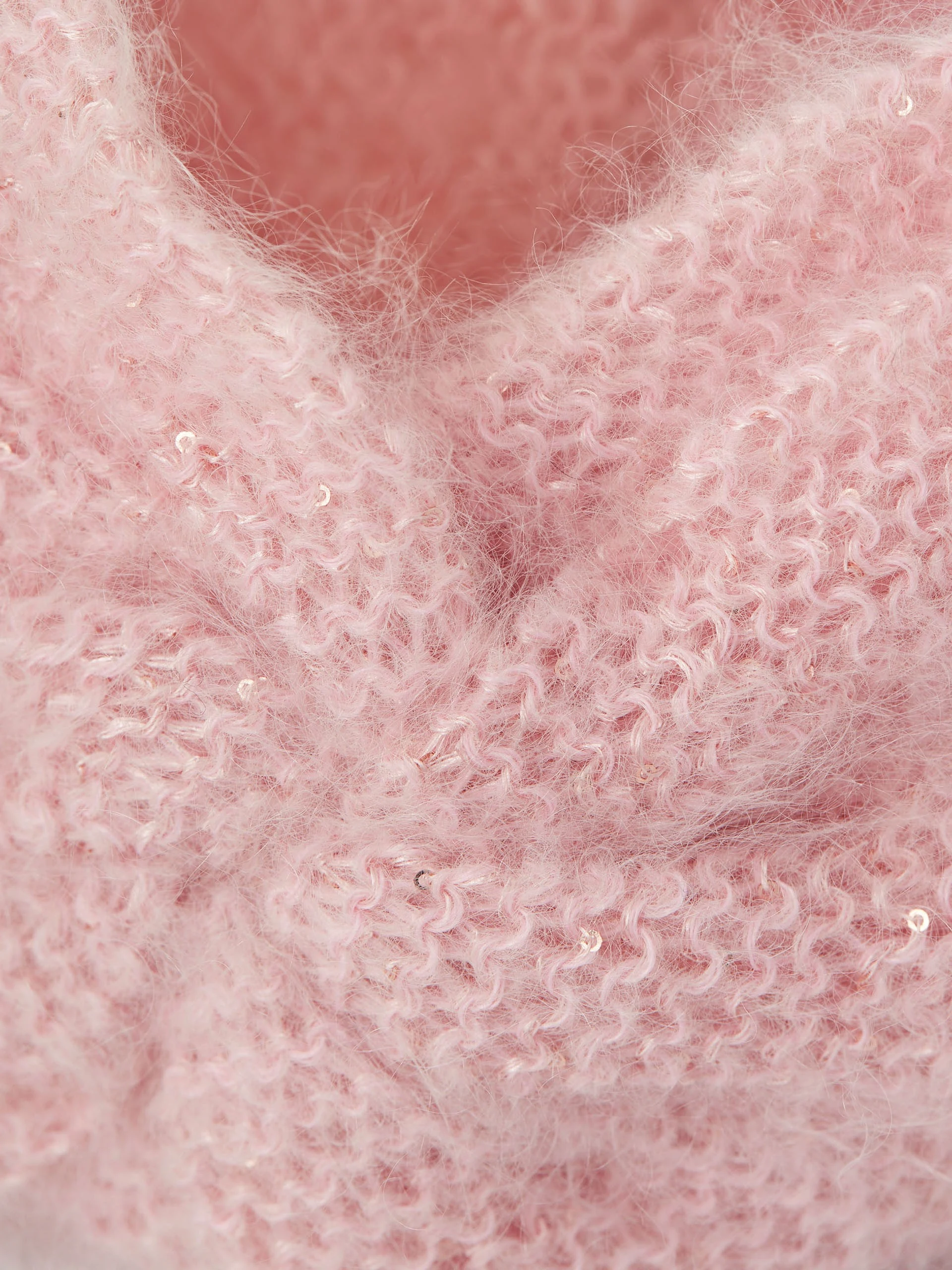Pink mohair headband