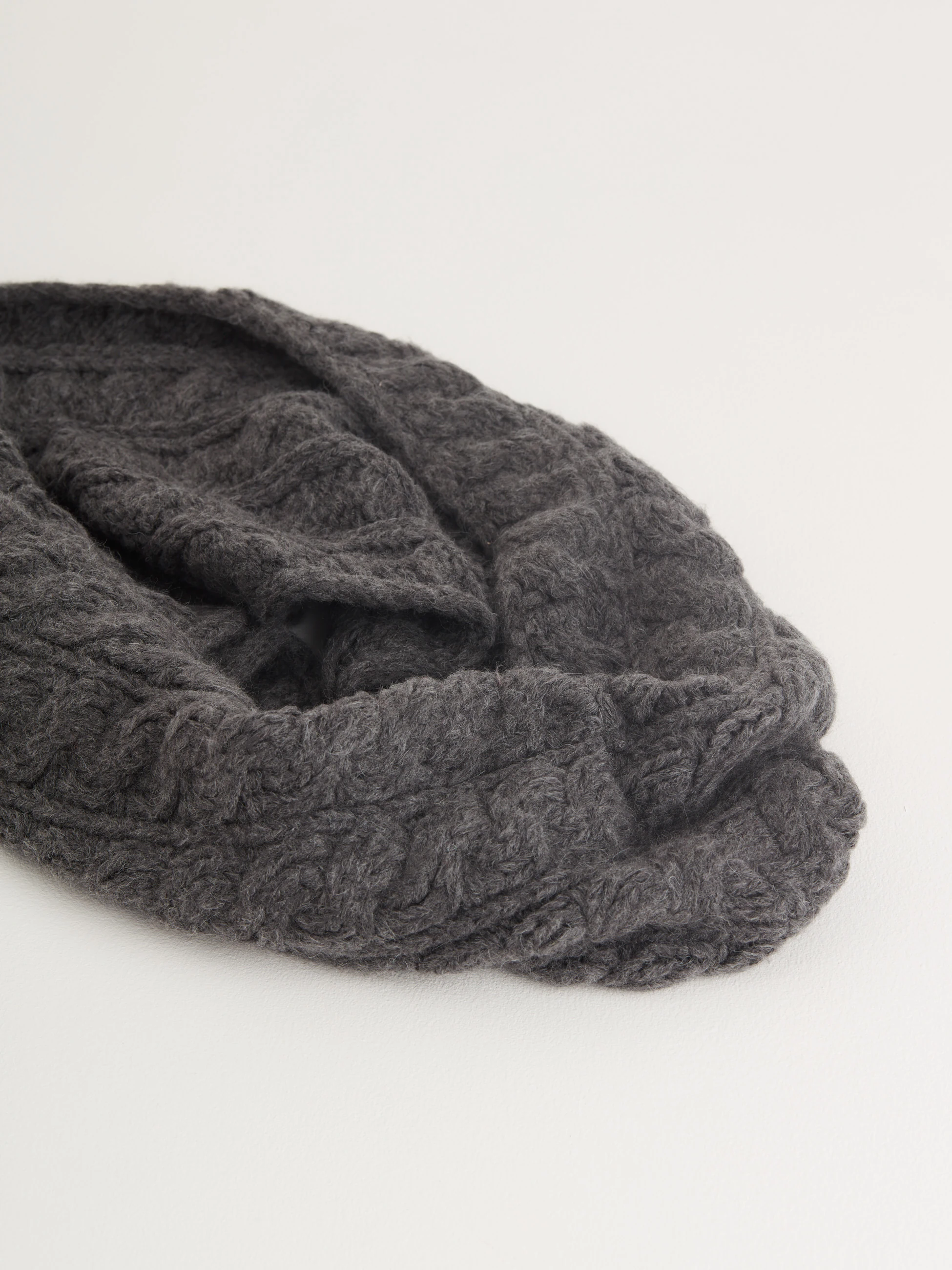 Wool blend snood
