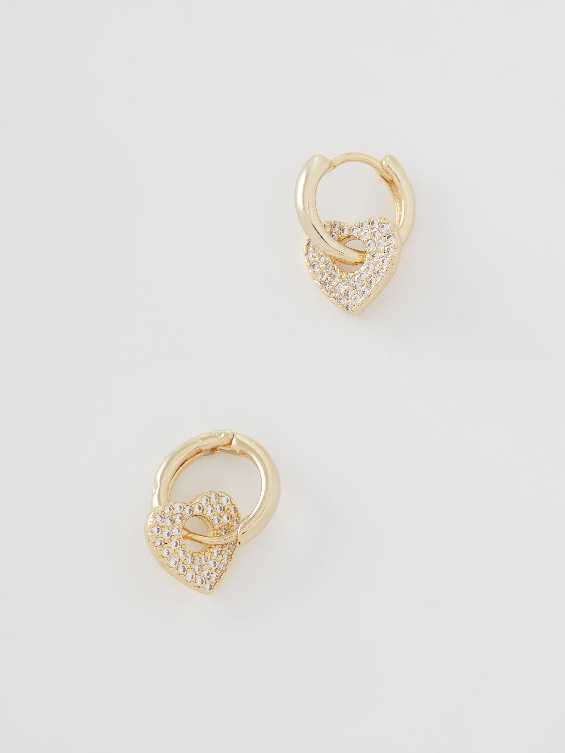 Delicate heart earrings