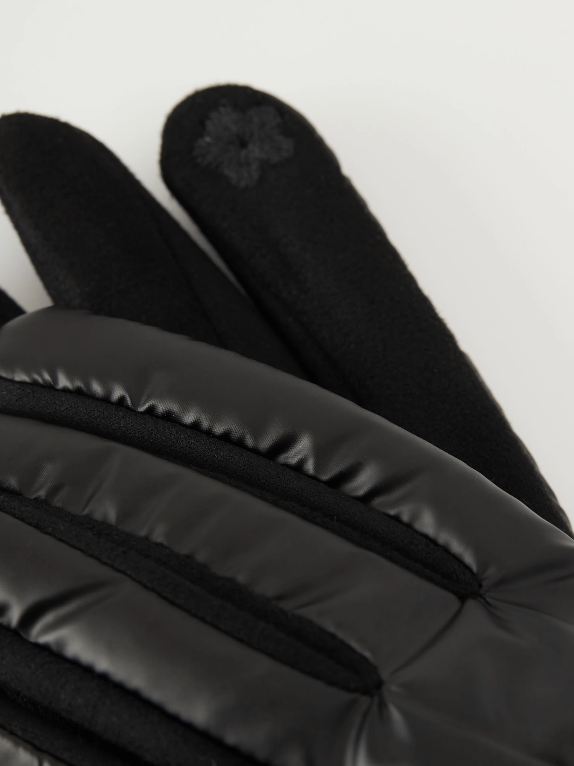 Black down gloves