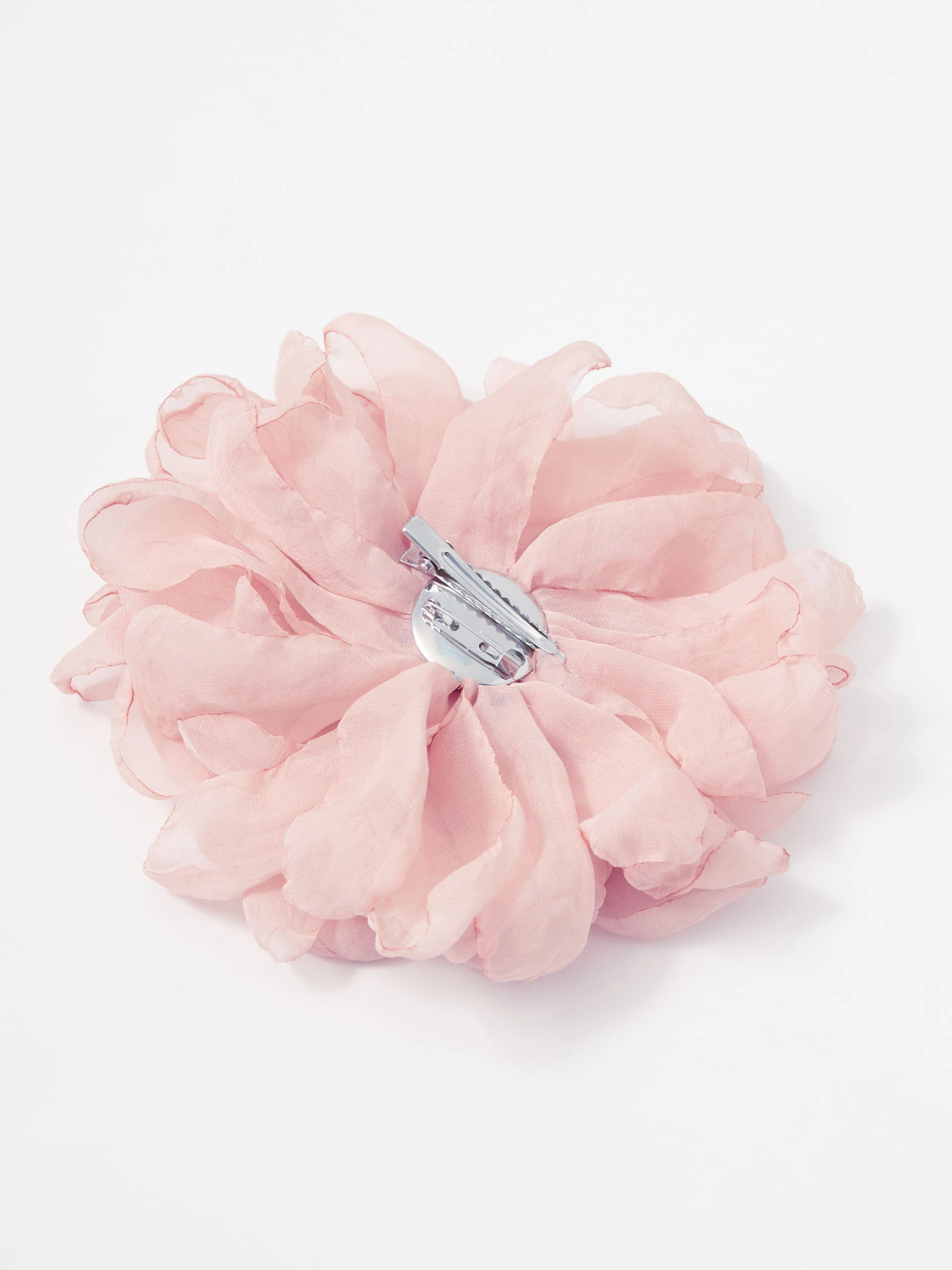Pink flower-shaped brooch/pin