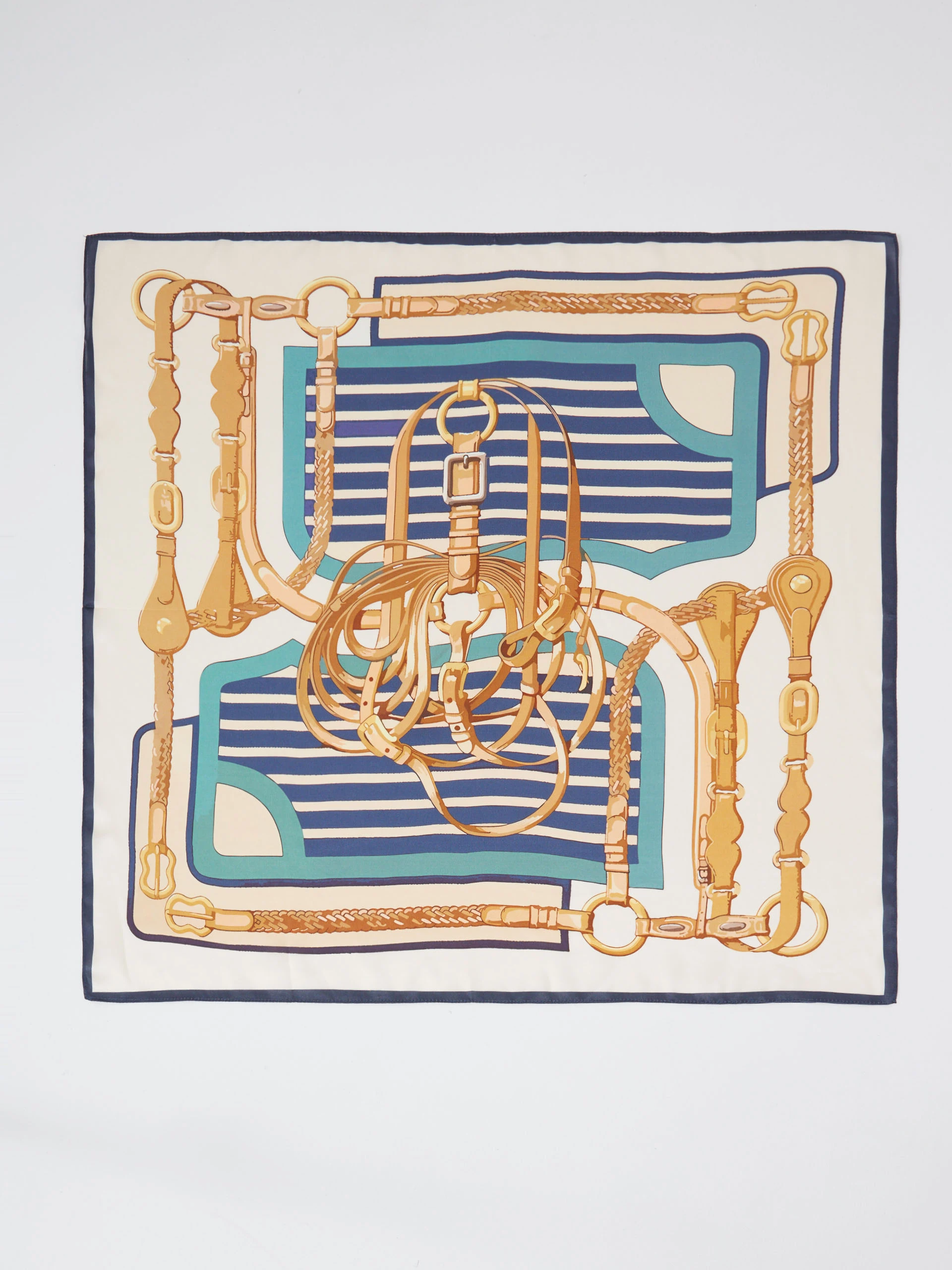 Silk patterned scarf