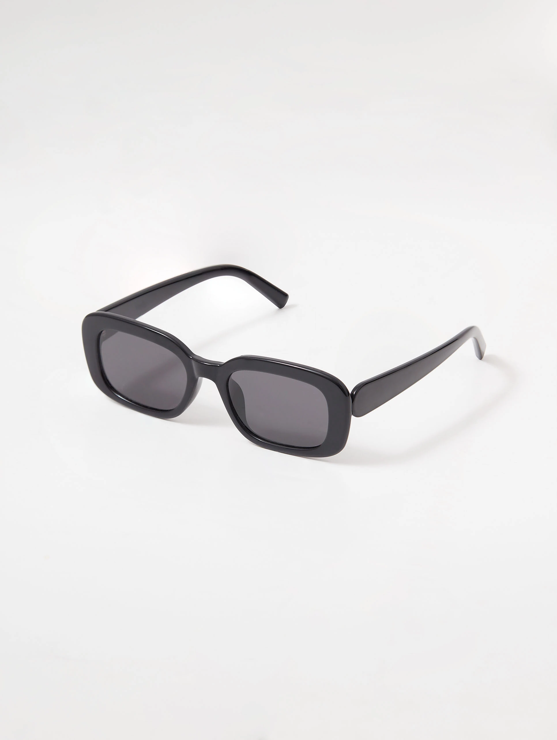 Black rectangular sunglasses
