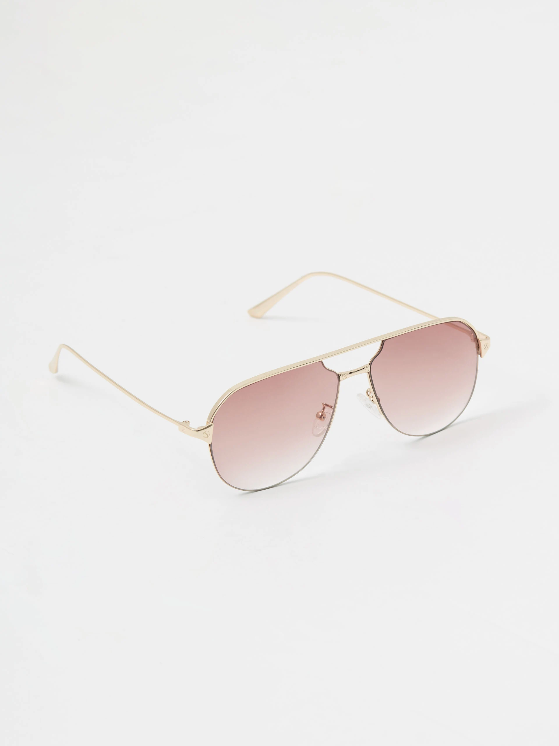 Gold-colored sunglasses