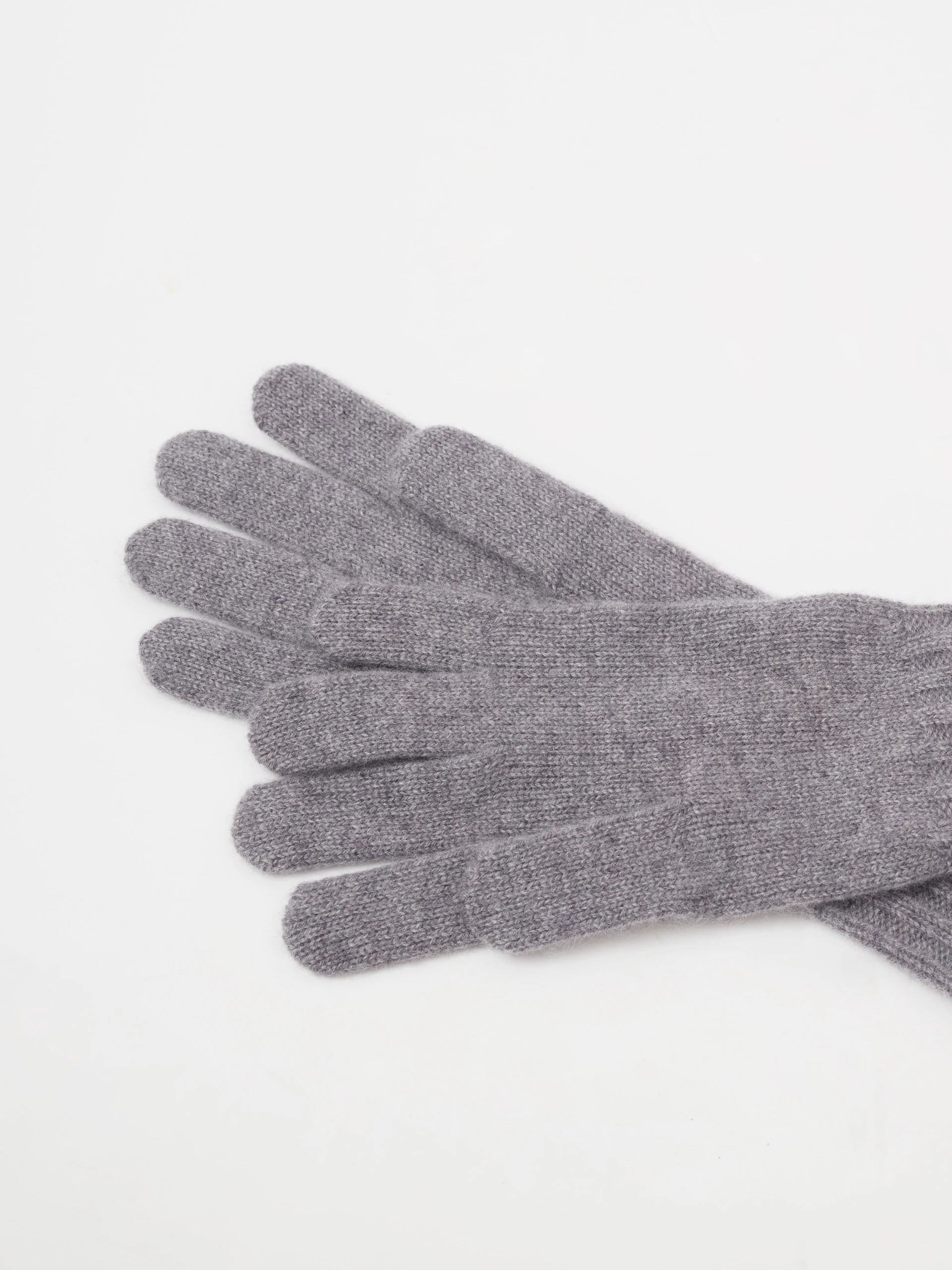 Cashmere gloves in gray