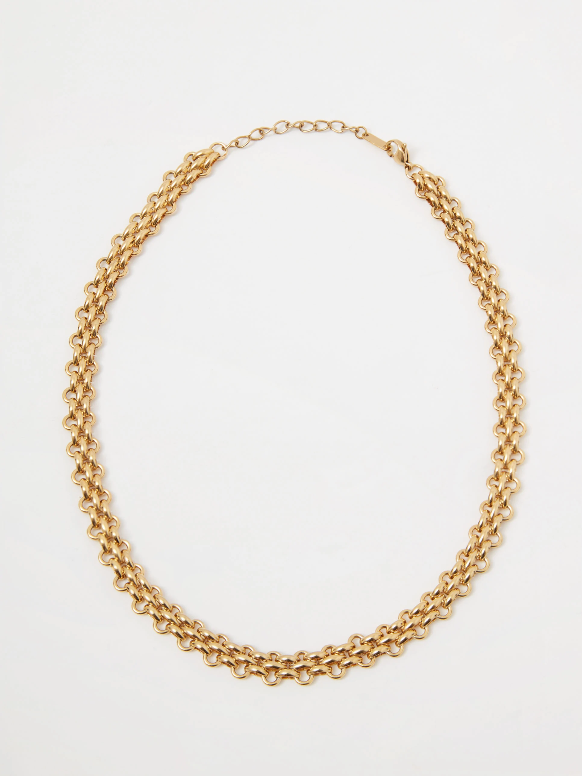 Gold-plated chain necklace