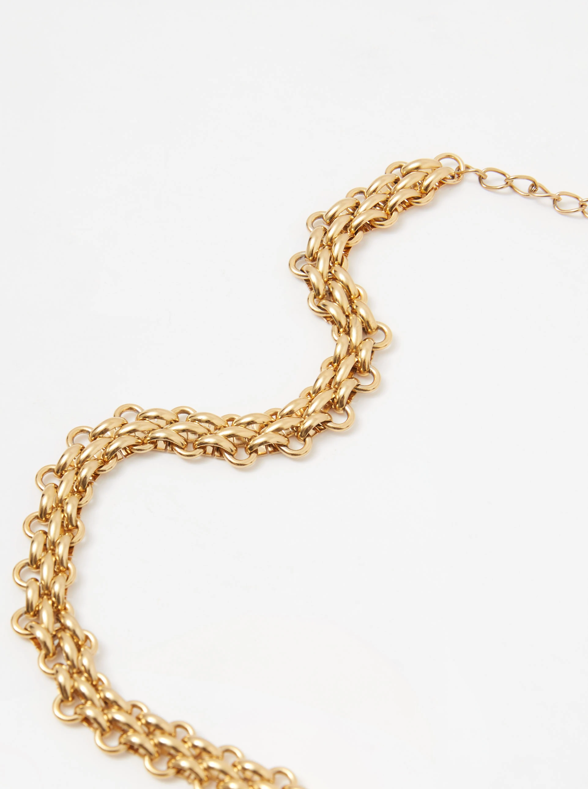 Gold-plated chain necklace