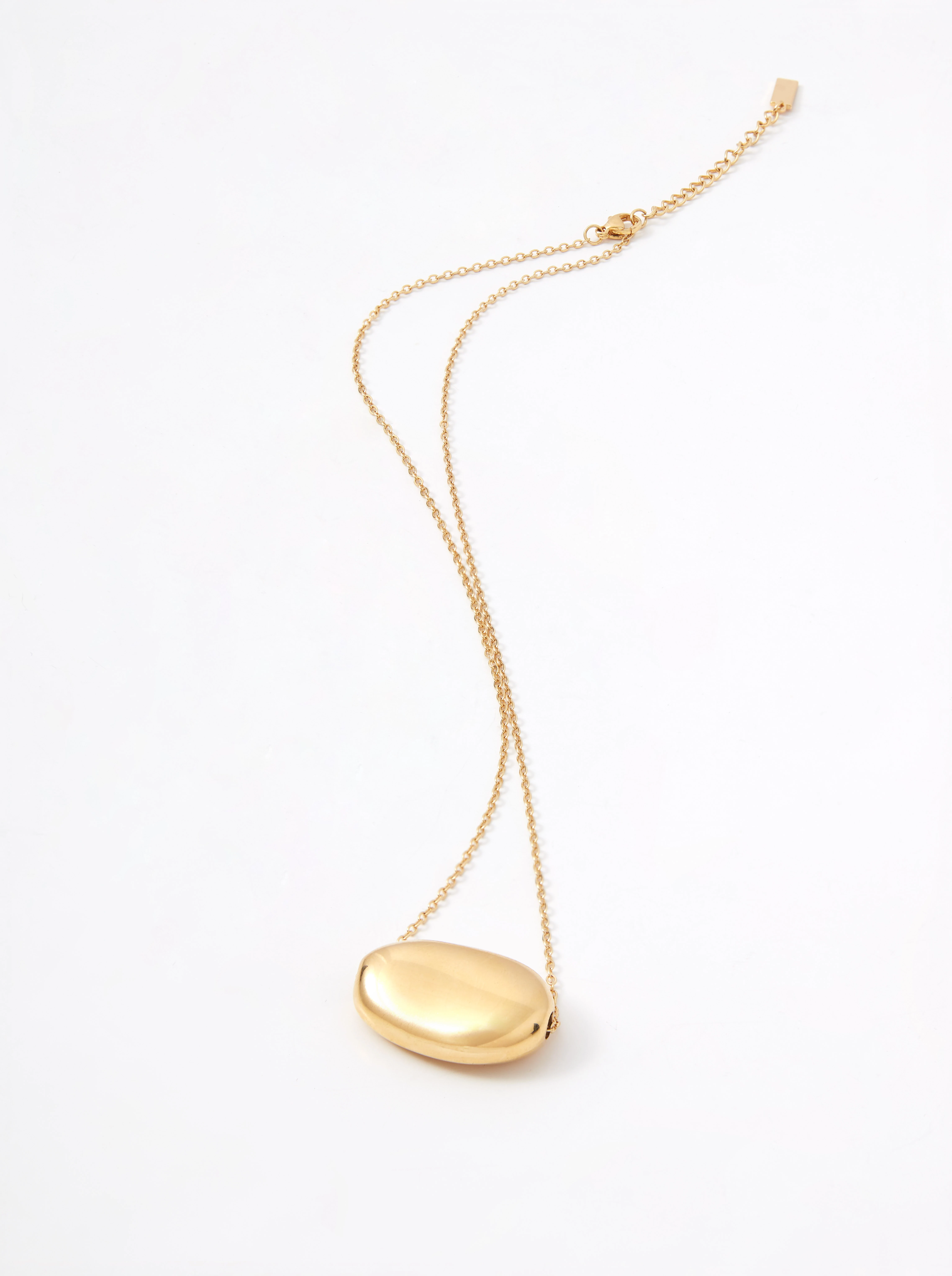 Gold-plated necklace with pendant