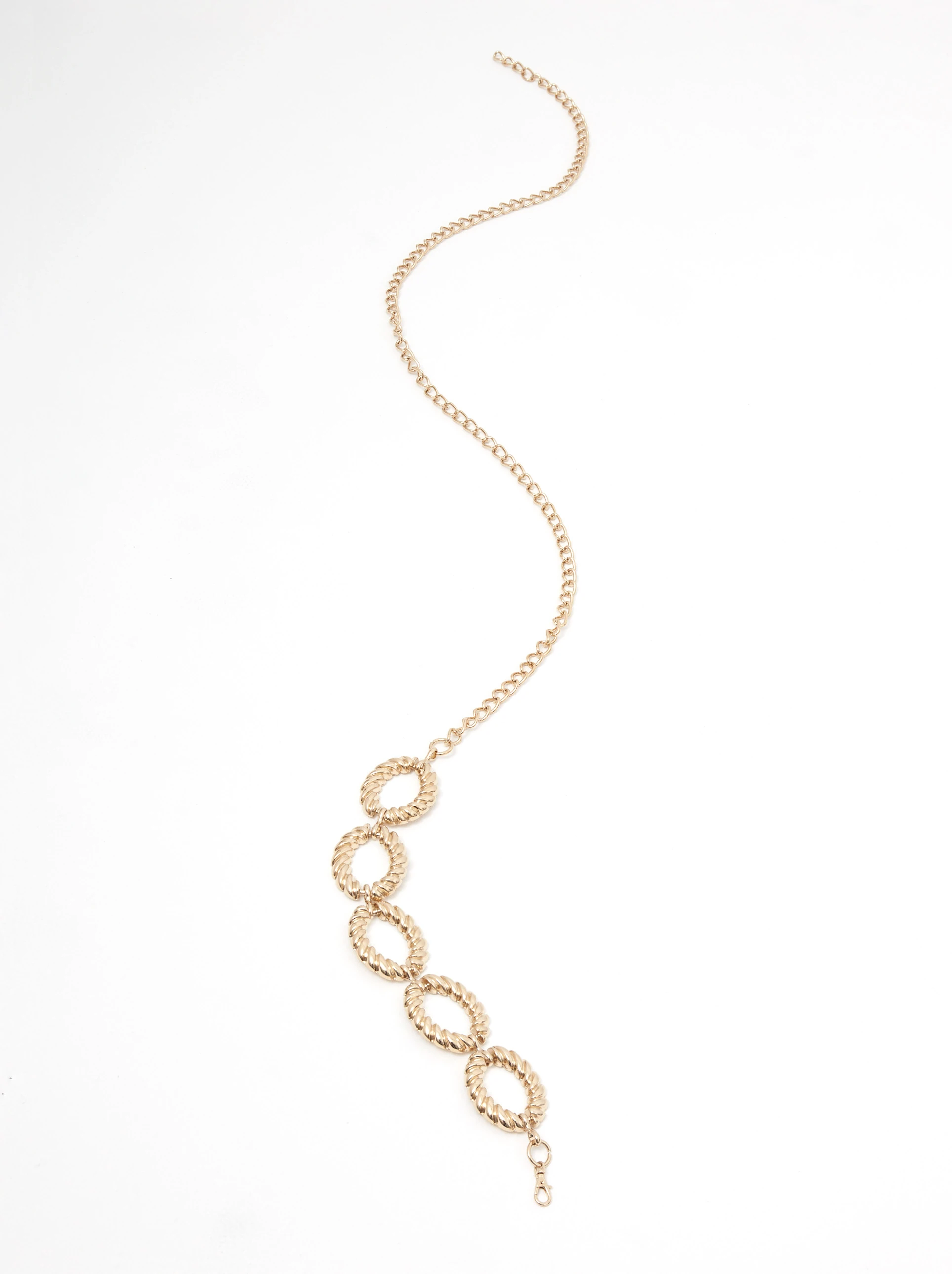 Gold chain belt